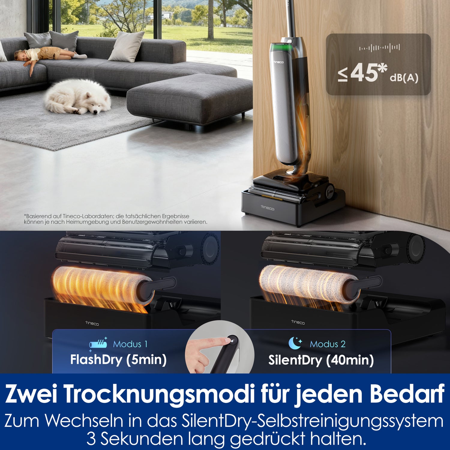 Tineco Floor One S9 Artist Steam Pro Aspirapolvere Lavapavimenti 160W