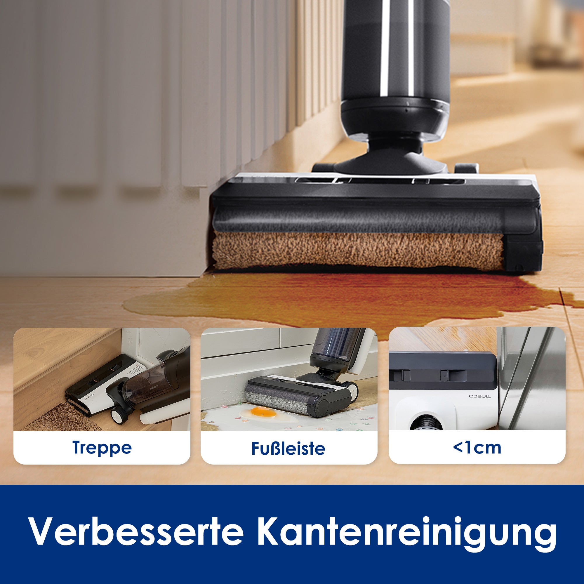 Tineco FLOOR ONE S5 intelligenter Nass- und Trockensauger, nasssauger, nass trockensauger, staubsauger, wischsauger, wischmop