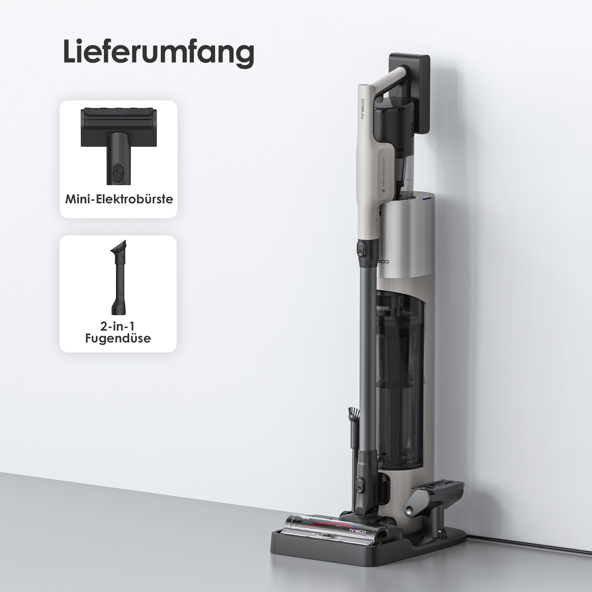 Tineco PURE ONE Station 5 Pro kabelloser smarter Staubsauger
