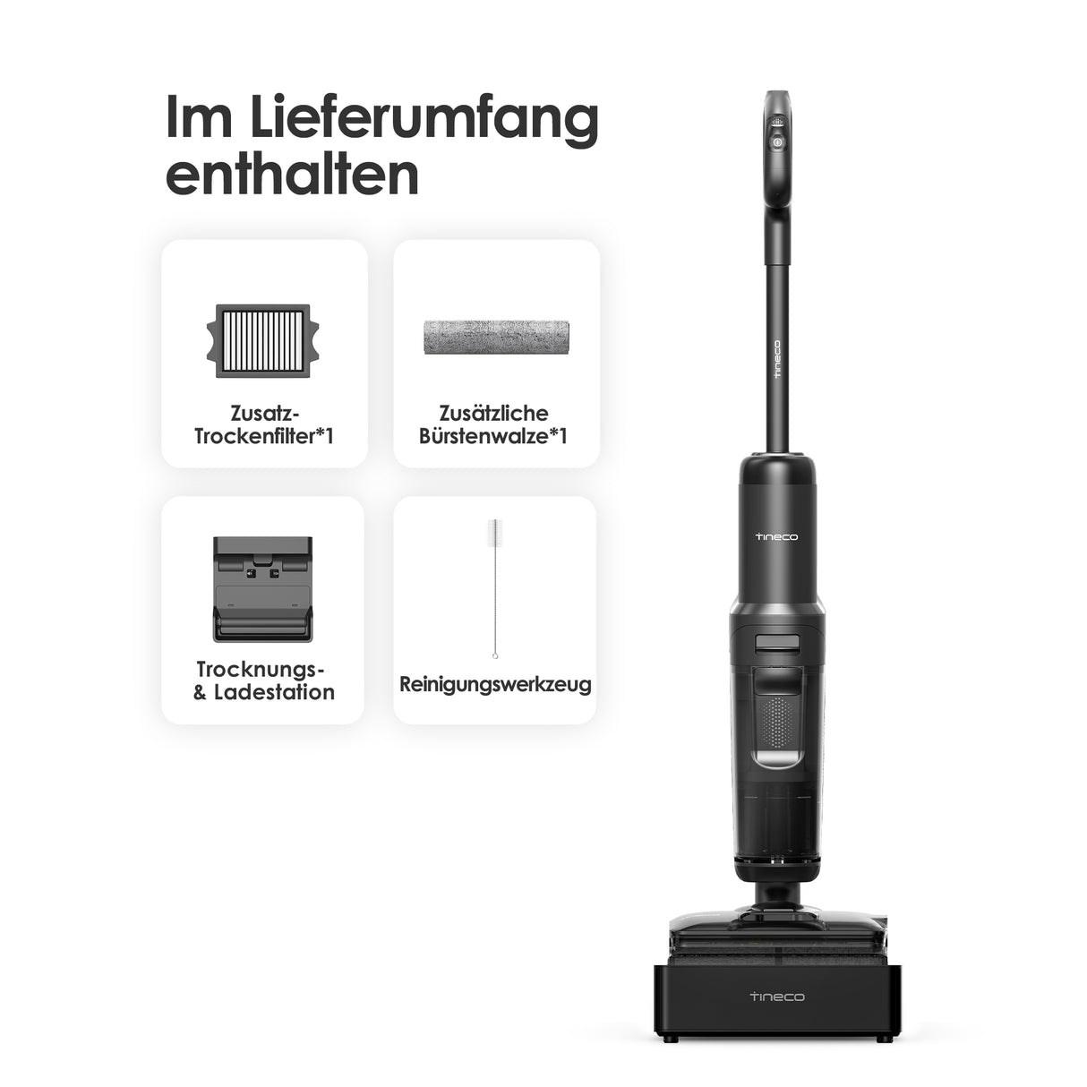 Tineco FLOOR ONE S7 Stretch Steam intelligent wet and dry vacuum cleaner