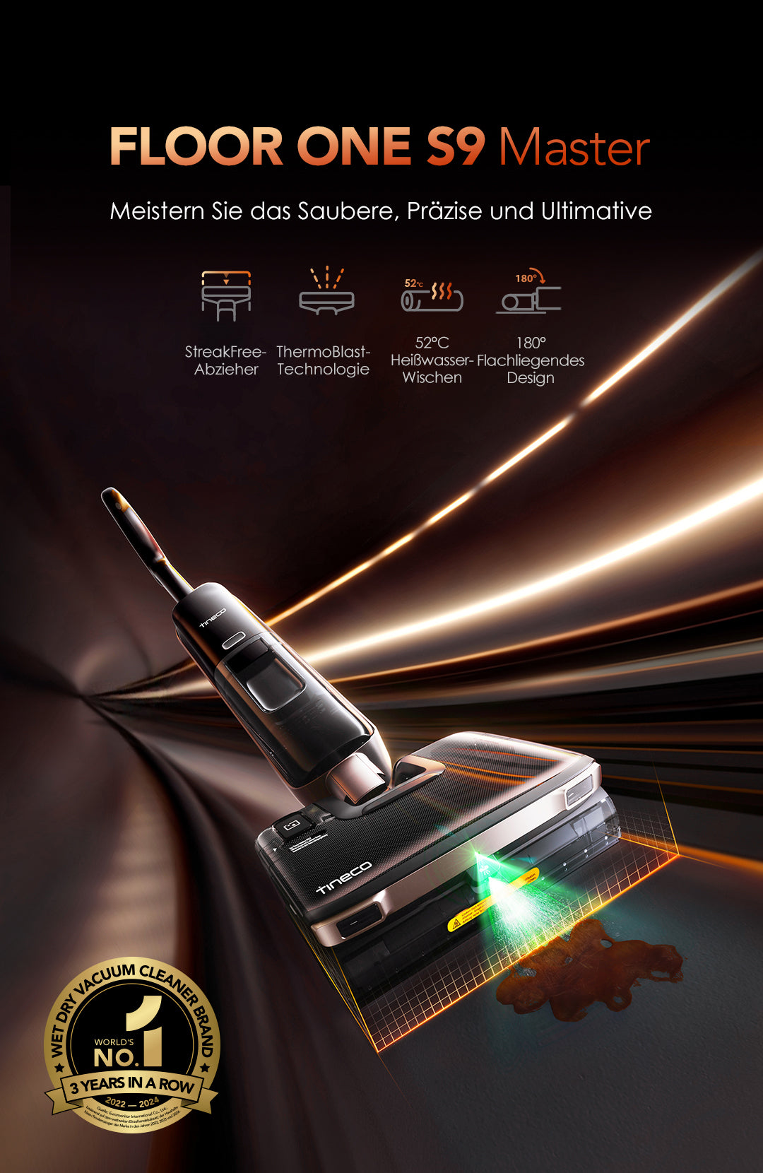 Tineco FLOOR ONE S9 Master Nass- und Trockensauger, nass trockensauger, wischsauger, staubsauger, nass trocken sauger, tineco floor one s5. tineco staubsauger, tineco s7, nassreiniger