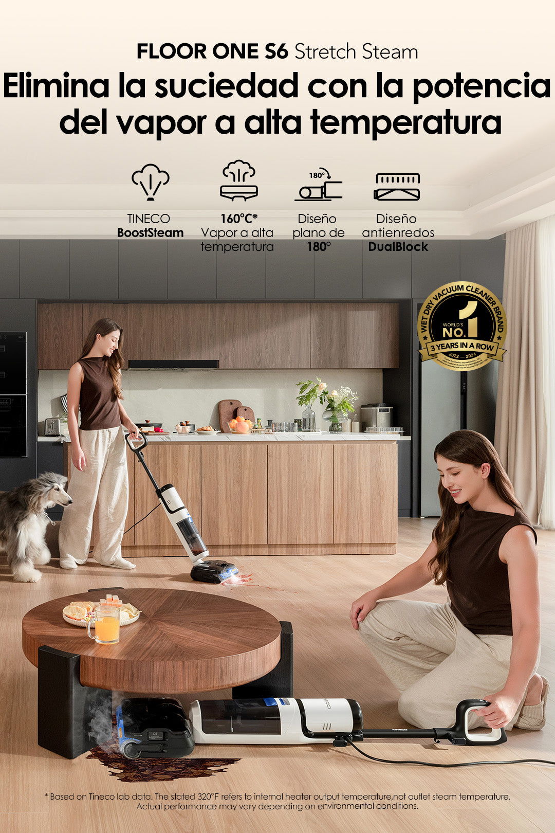 Tineco FLOOR ONE S6 Stretch Steam Nass- und Trockensauger, nass trockensauger, wischsauger, staubsauger, nass trocken sauger, tineco floor one s5. tineco staubsauger, tineco s7, nassreiniger，Dampfreiniger
