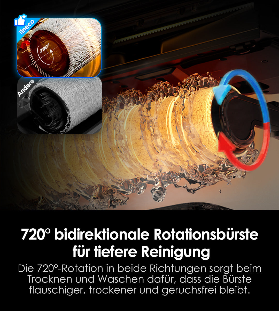Tineco FLOOR ONE S7 Stretch Steam Nass- und Trockensauger, dampfreiniger, nass trockensauger, wischsauger, Besen, staubsauger, staubsauger kabellos, akku staubsauger