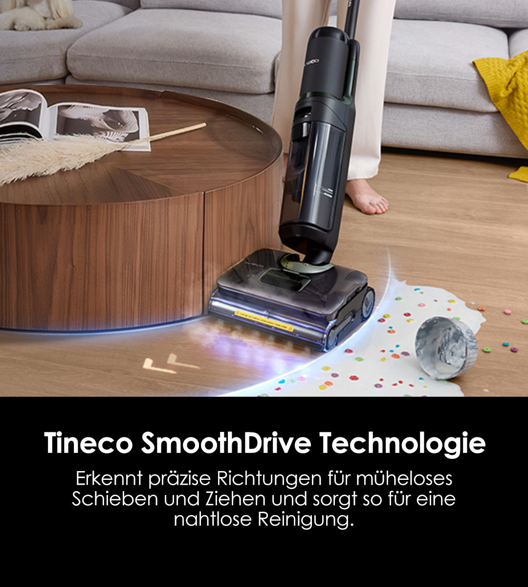 Tineco FLOOR ONE S7 Stretch Steam Nass- und Trockensauger, dampfreiniger, nass trockensauger, wischsauger, Besen, staubsauger, staubsauger kabellos, akku staubsauger