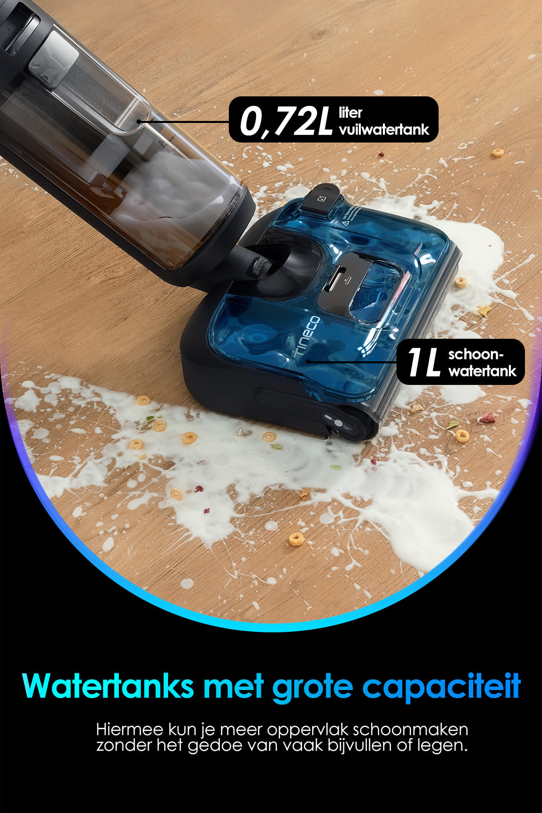 Tineco FLOOR ONE S7 Stretch Ultra intelligenter Nass- und Trockensauger, nasssauger, nass trockensauger, staubsauger, wischsauger, wischmop
