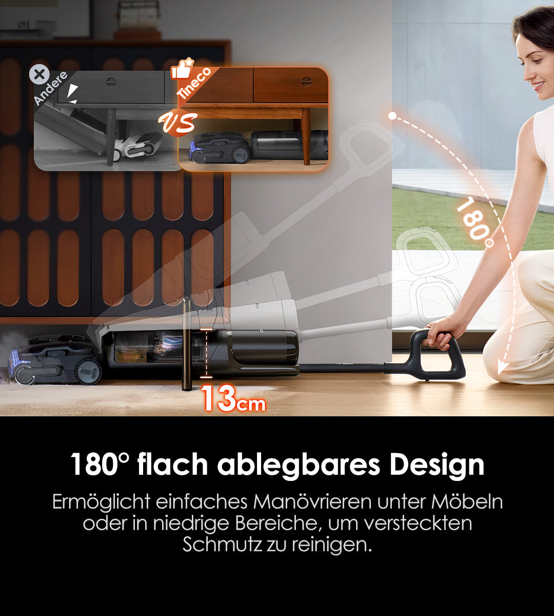 Tineco FLOOR ONE S7 Stretch Steam Nass- und Trockensauger, dampfreiniger, nass trockensauger, wischsauger, staubsauger, Besen, staubsauger kabellos, akku staubsauger