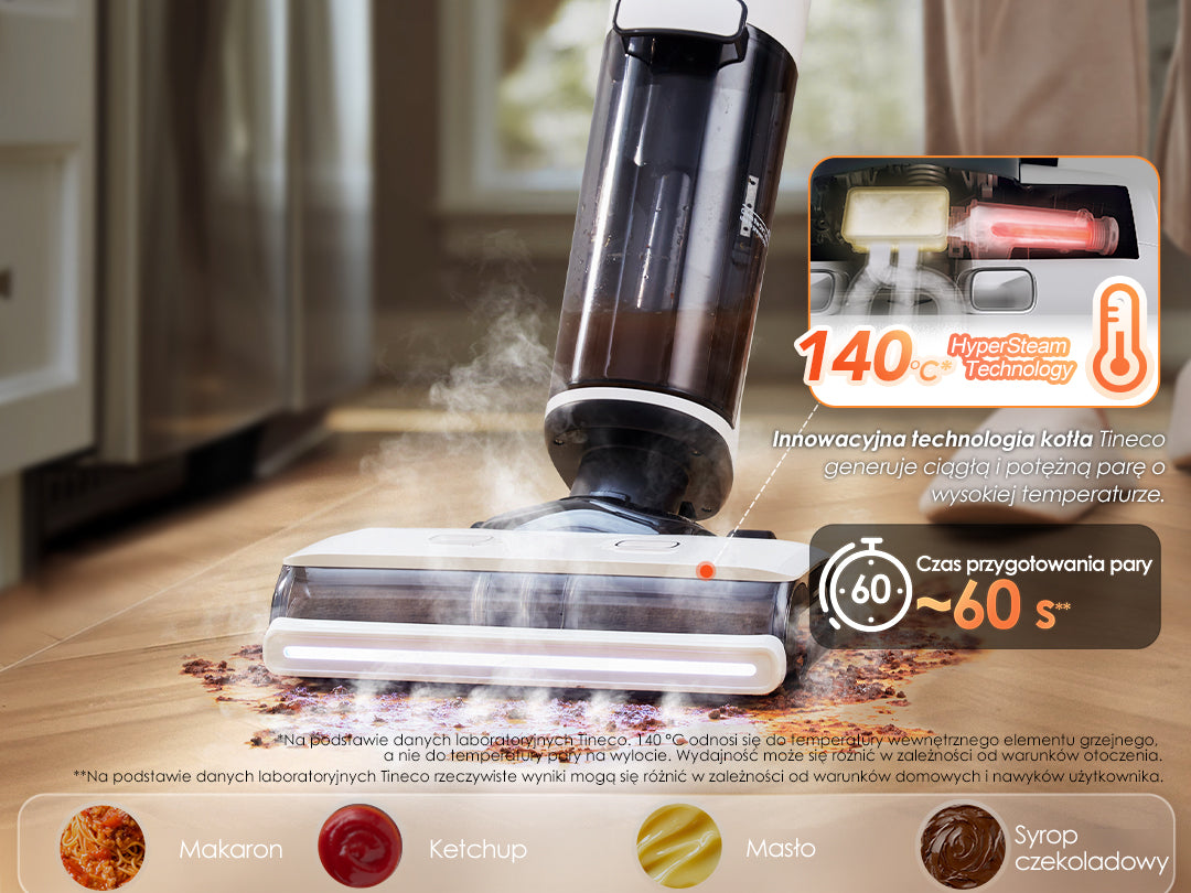 Tineco FLOOR ONE S7 Steam Inteligentny Odkurzacz Mopujący, odkurzacz, odkurzacz bezprzewodowy, odkurzacz piorący, odkurzacz pionowy, odkurzacz myjący, odkurzacz mopujący