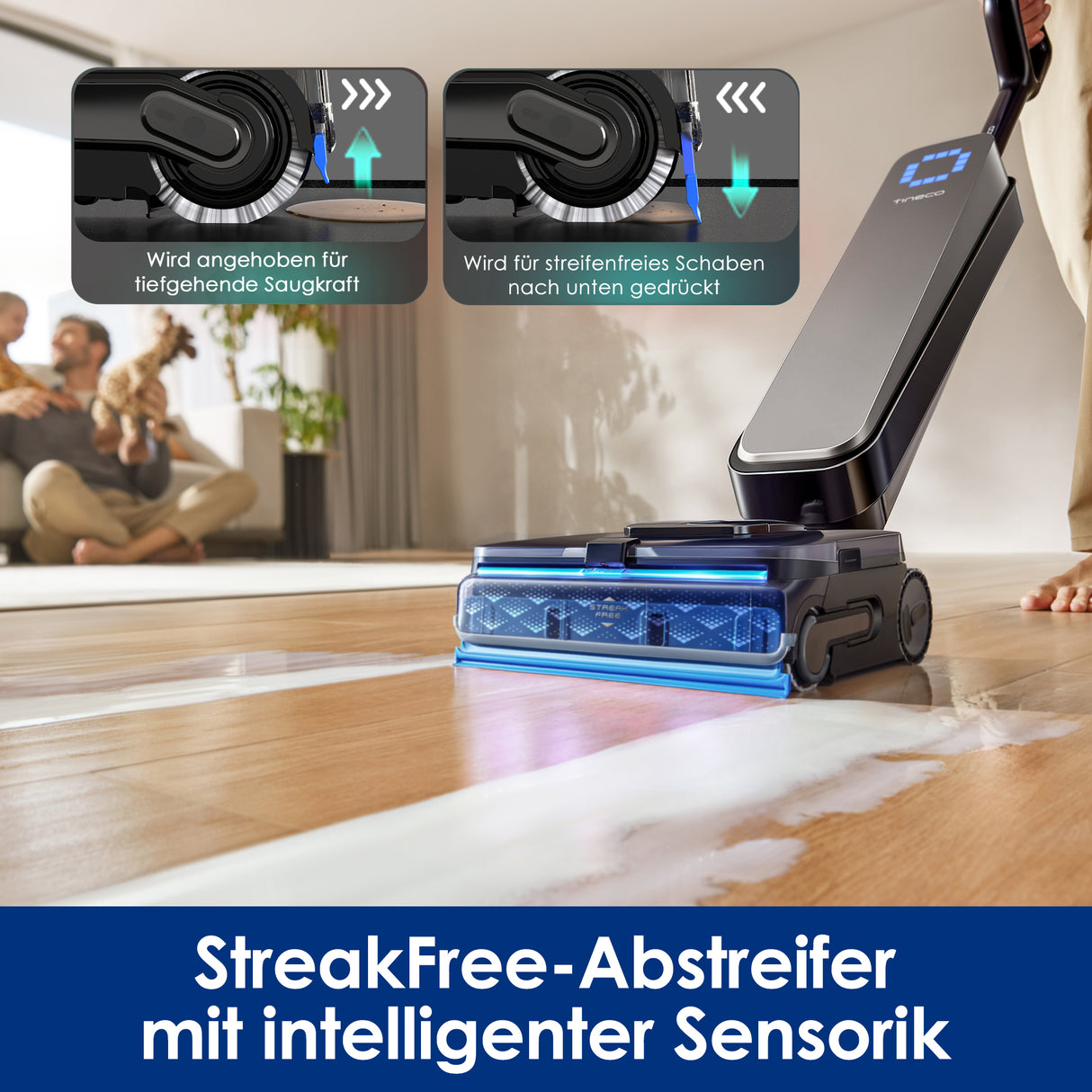 Tineco FLOOR ONE S9 Scientist Aspiradora en Seco y Húmedo