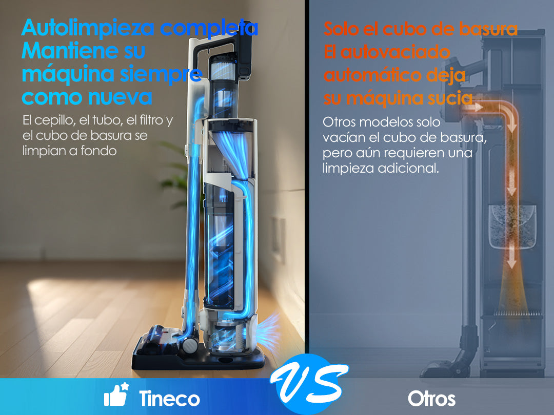Tineco PURE ONE Station 5 Plus kabelloser smarter Staubsauger, staubsauger, staubsauger kabellos, akku staubsauger, kabelloser staubsauger