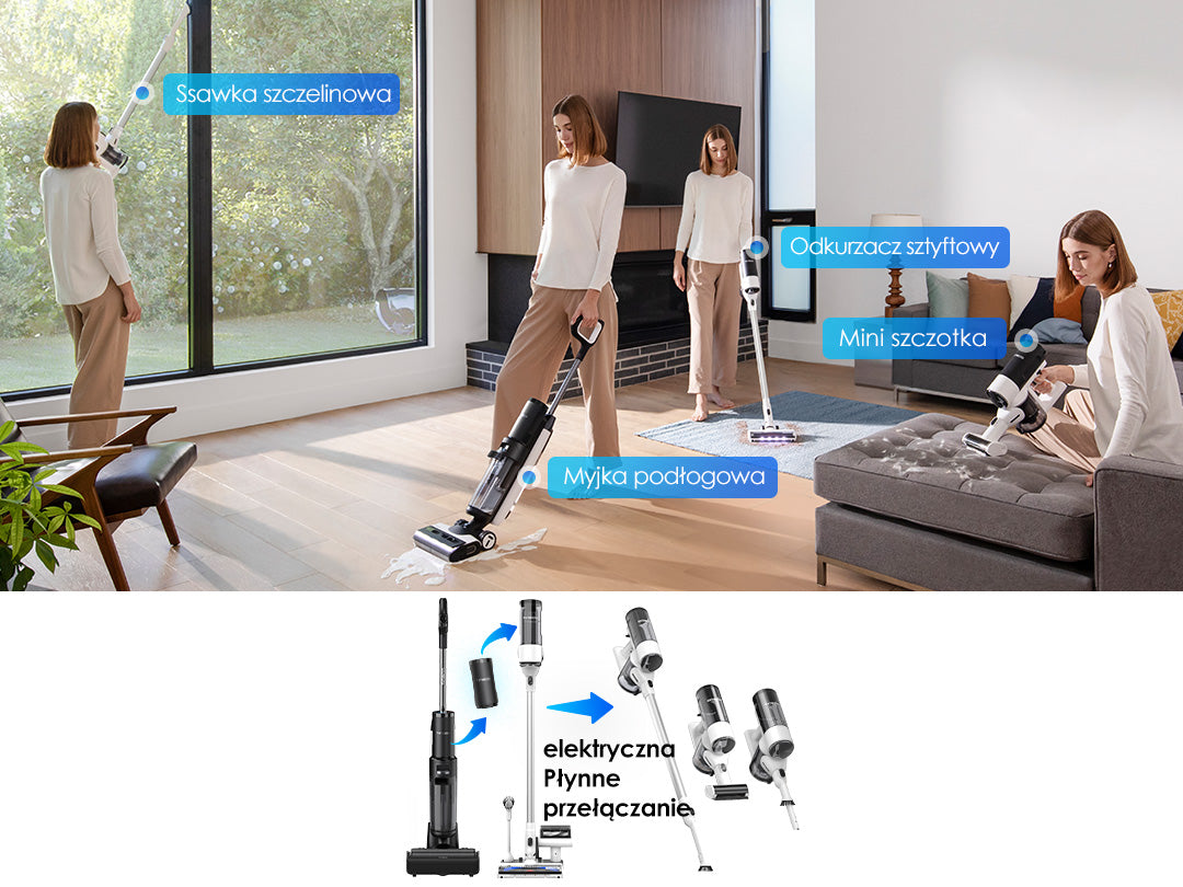 Tineco FLOOR ONE SWITCH S7 Smart Multifunktion Reiniger, Nass- und Trockensauger, nass trockensauger, wischsauger, staubsauger