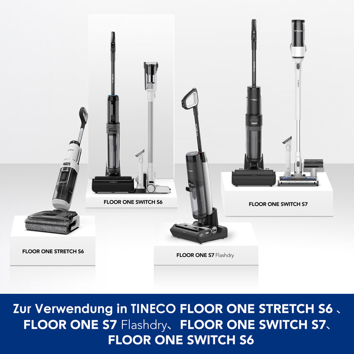 Tineco Ersatzbürstenwalze für Floor One Stretch S6, Floor One Switch S6, Floor One S7 Flashdry, Floor one Switch S7