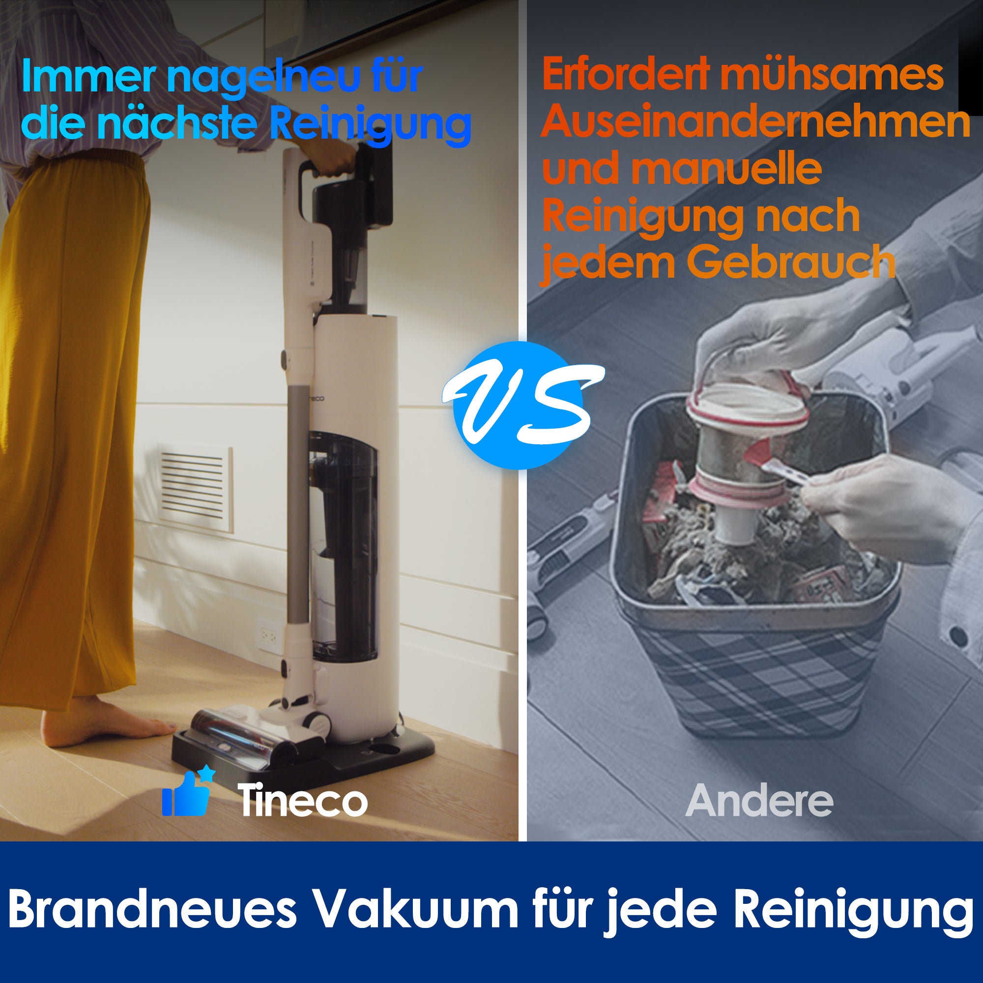 Tineco PURE ONE Station 5 Plus kabelloser smarter Staubsauger, staubsauger, staubsauger kabellos, akku staubsauger, kabelloser staubsauger