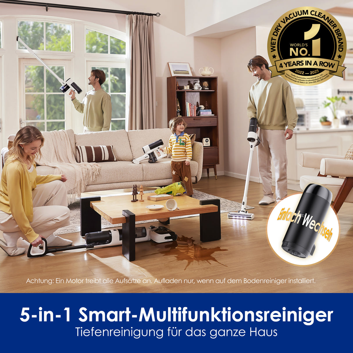 Tineco FLOOR ONE Switch S6 Stretch intelligenter Nass- und Trockensauger