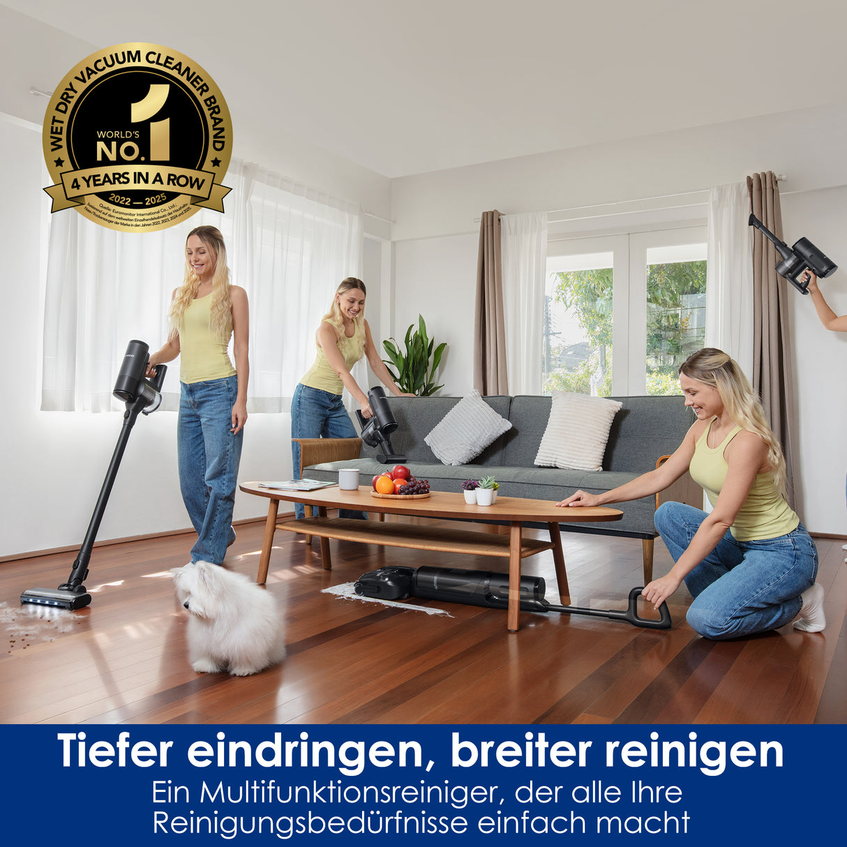 Tineco FLOOR ONE Switch S7 Stretch intelligenter Nass- und Trockensauger