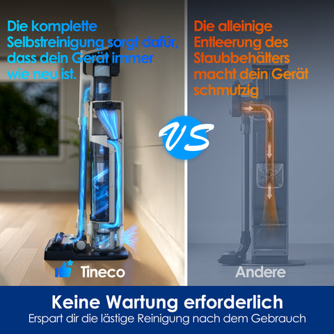 Tineco PURE ONE STATION 5 PLUS kabelloser smarter Staubsauger