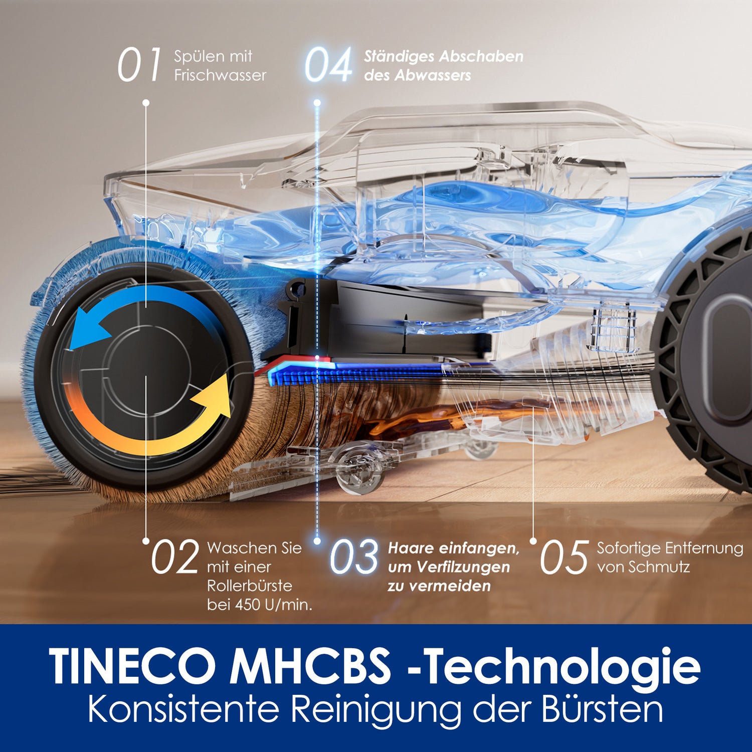 Tineco Floor One S9 Artist Aspirapolvere Lavapavimenti