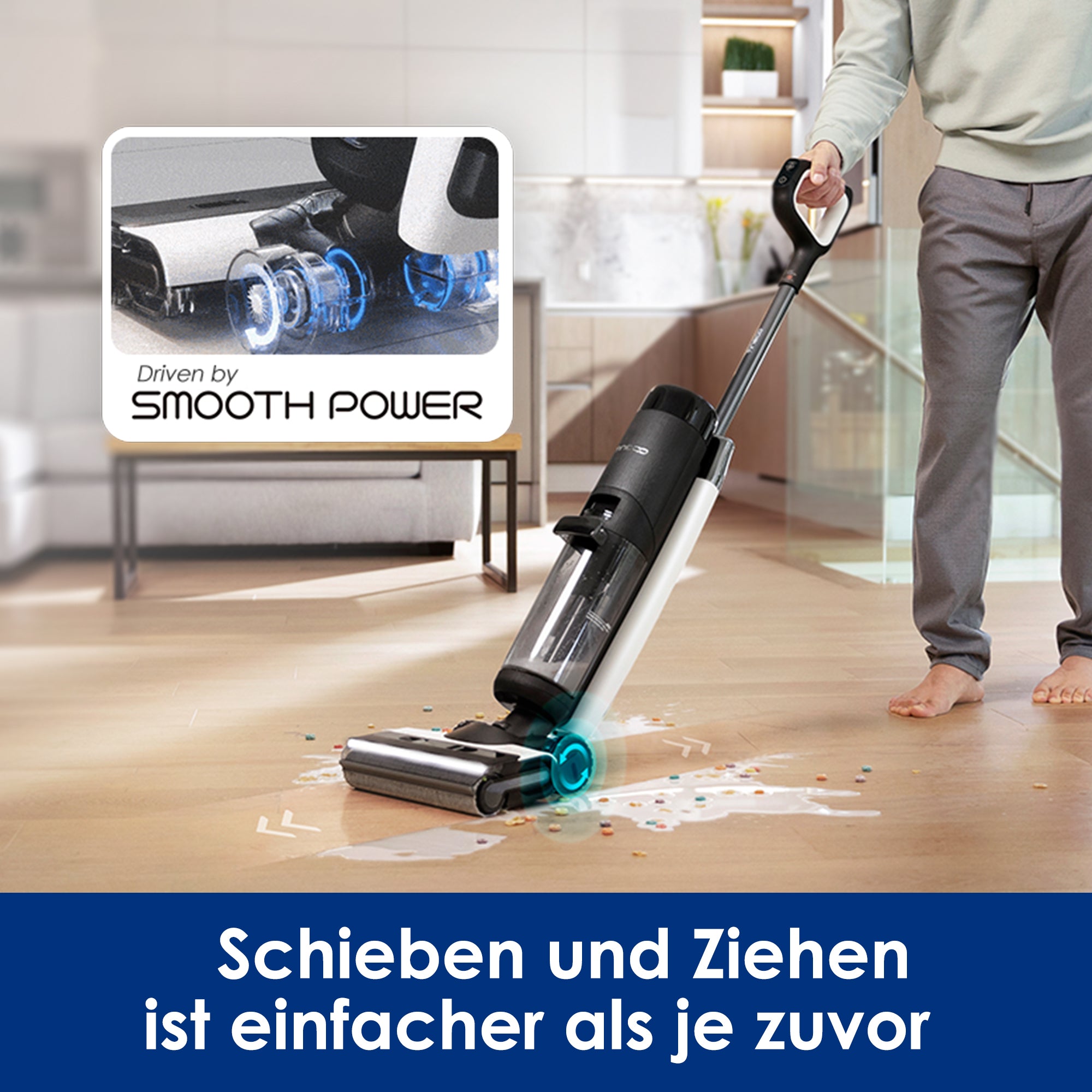 Tineco FLOOR ONE S7 PRO intelligenter Nass- und Trockensauger, nass trockensauger, wischsauger, staubsauger