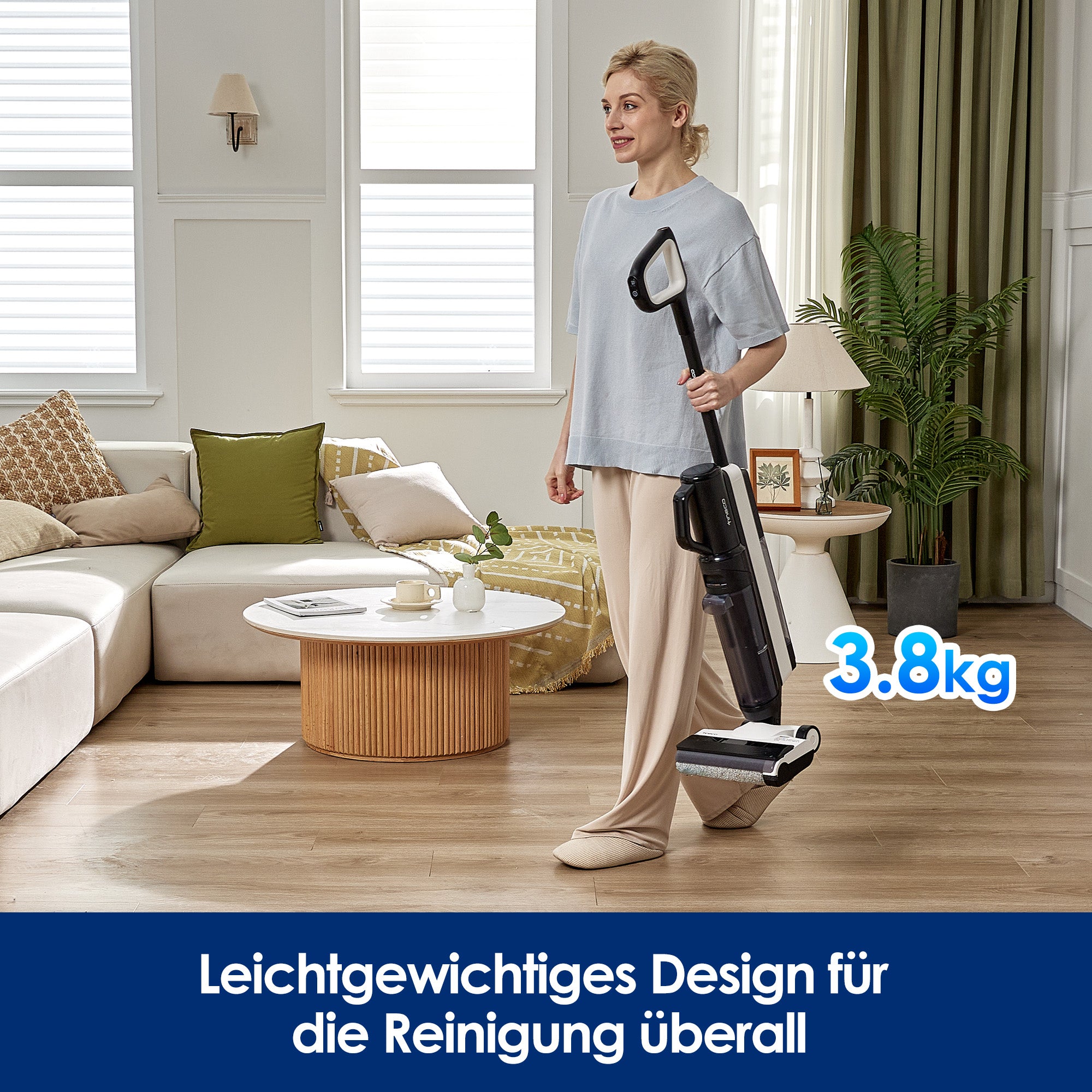 Tineco FLOOR ONE S5 Combo Power Kit intelligenter Nass- und Trockensauger,  nasssauger, nass trockensauger, staubsauger, wischsauger, wischmop