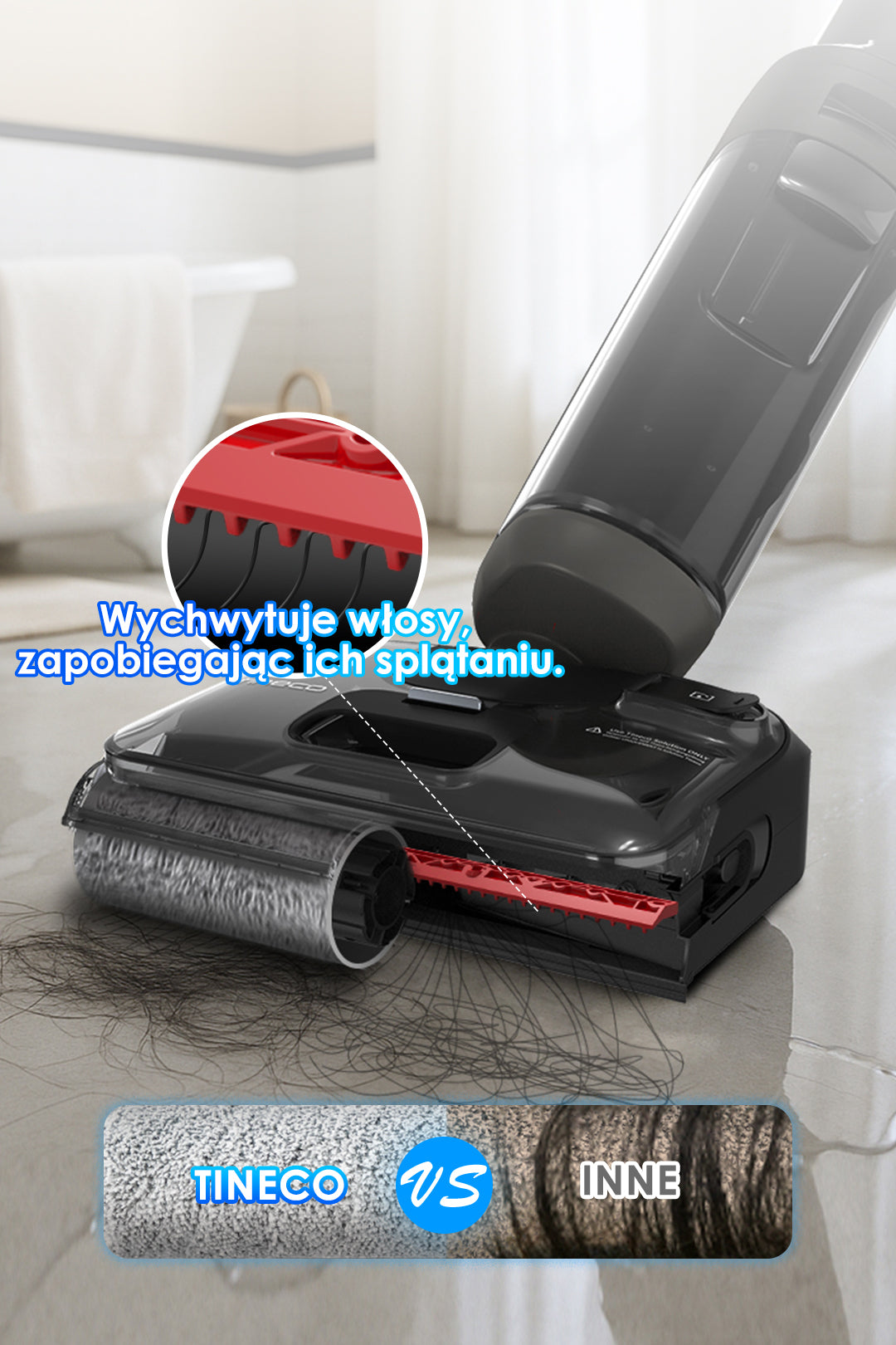 Tineco FLOOR ONE i6 Stretch Nass und Trockensauger, nass trockensauger, wischsauger, staubsauger, staubsauger kabellos, akku staubsauger