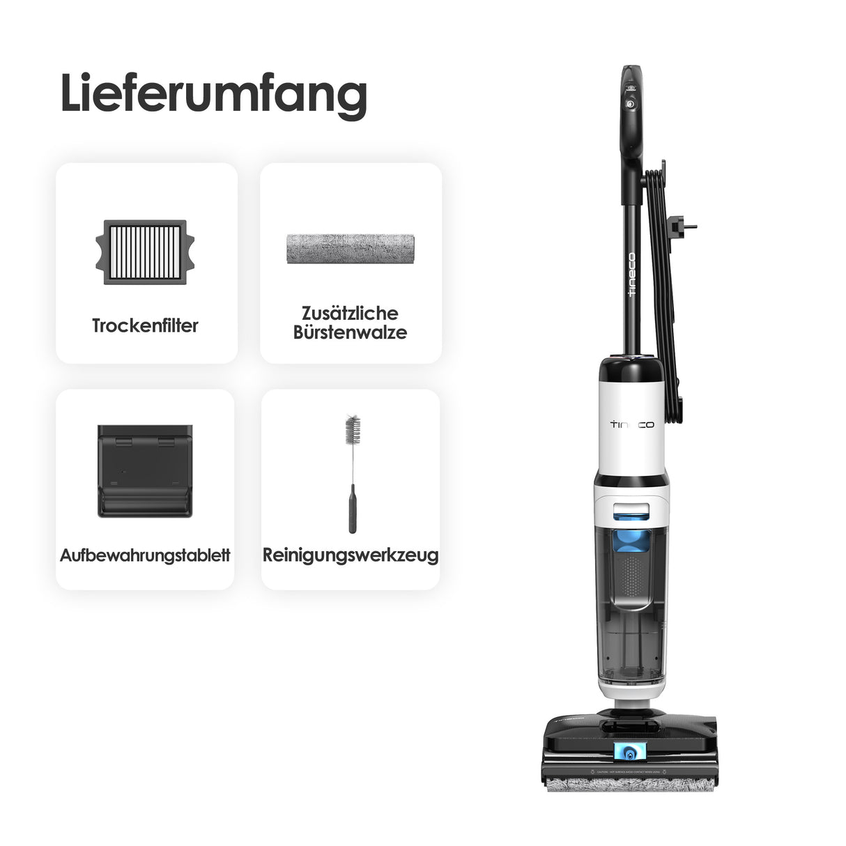 Tineco FLOOR ONE S6 Stretch Steam intelligent wet and dry vacuum cleaner