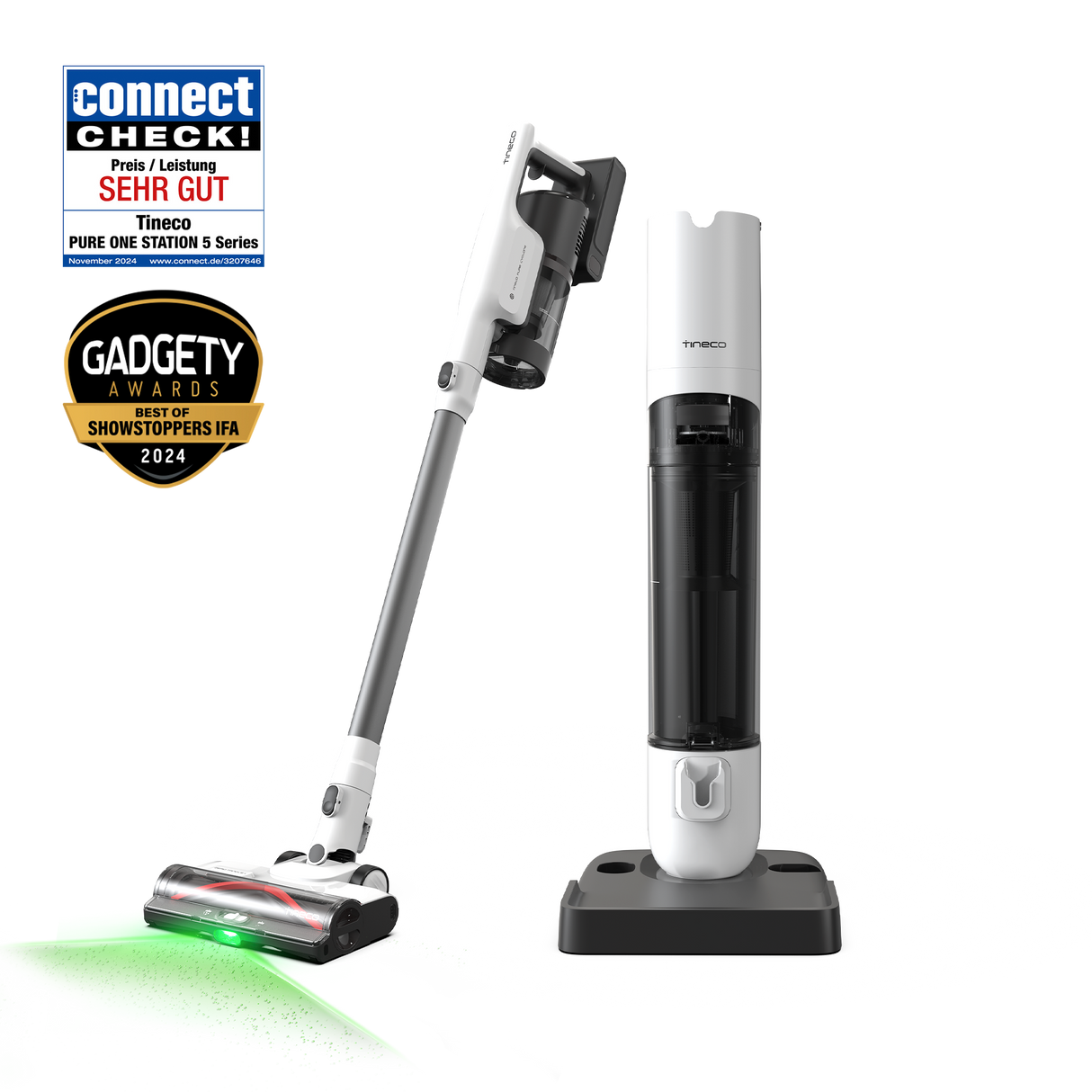 Tineco PURE ONE Station 5 Plus kabelloser smarter Staubsauger