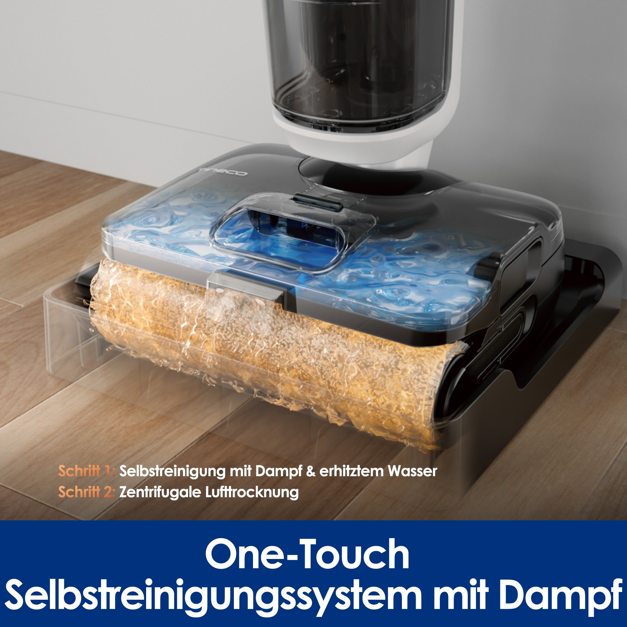 Tineco FLOOR ONE S6 Stretch Steam Nass- und Trockensauger, nass trockensauger, wischsauger, staubsauger, nass trocken sauger, tineco floor one s5. tineco staubsauger, tineco s7, nassreiniger，Dampfreiniger