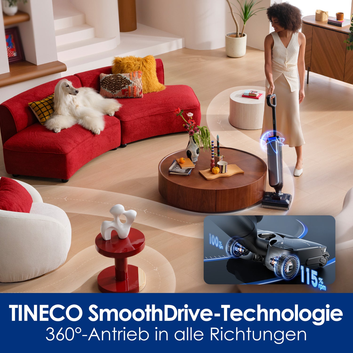 Tineco Floor One S9 Artist Aspirapolvere Lavapavimenti