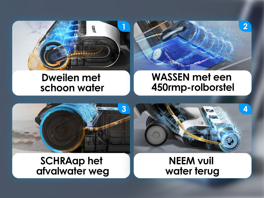 Tineco FLOOR ONE S5 Combo Power Kit intelligenter Nass- und Trockensauger,  nasssauger, nass trockensauger, staubsauger, wischsauger, wischmop
