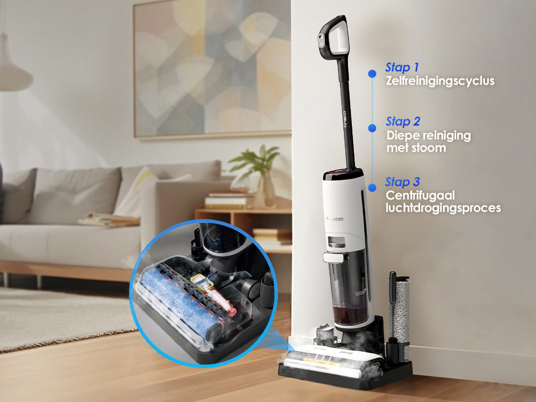 Tineco FLOOR ONE S7 Steam intelligenter Nass- und Trockensauger, Dampfreiniger，nasssauger, nass trockensauger, staubsauger, wischsauger, wischmop