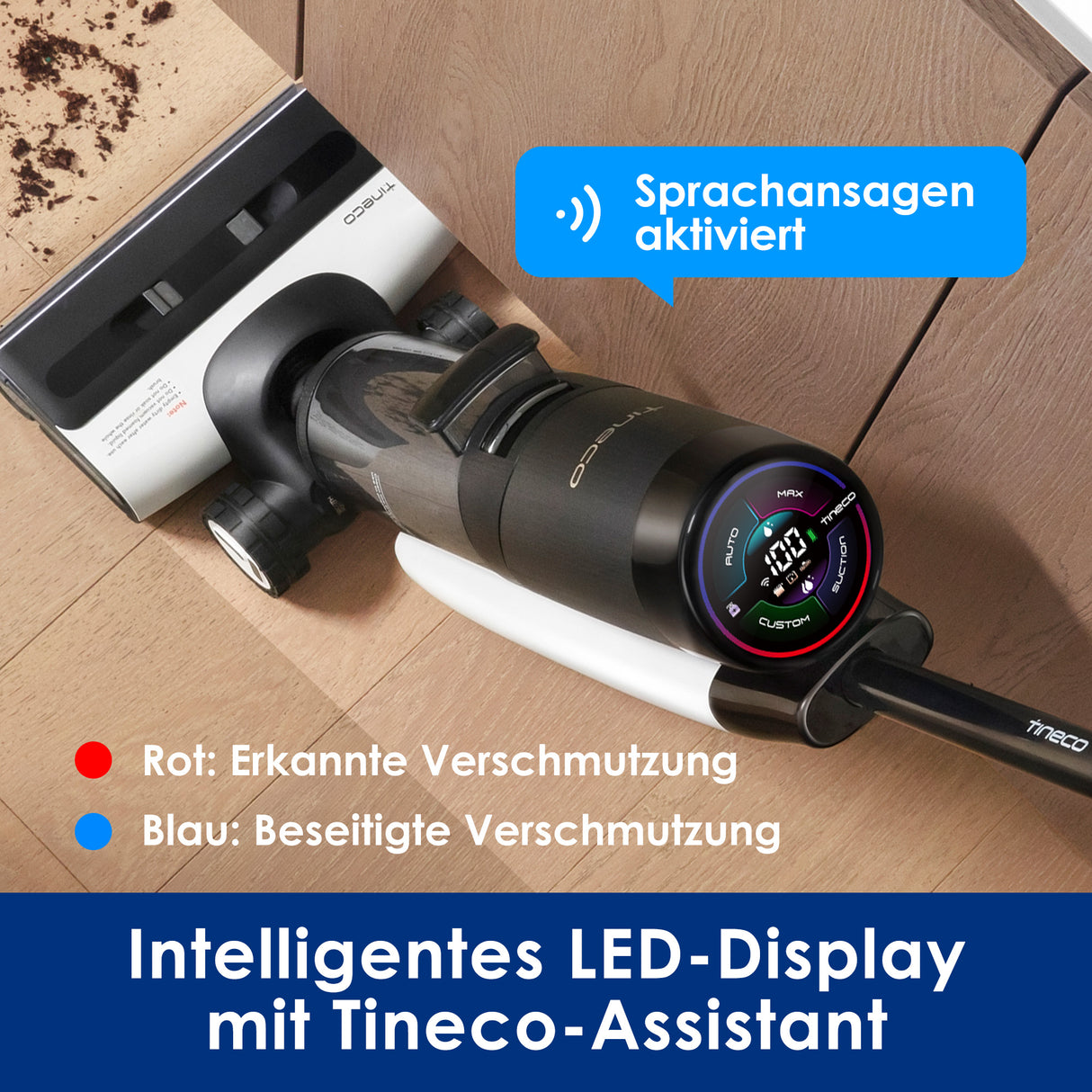 Tineco FLOOR ONE S7 FlashDry intelligenter Nass- und Trockensauger