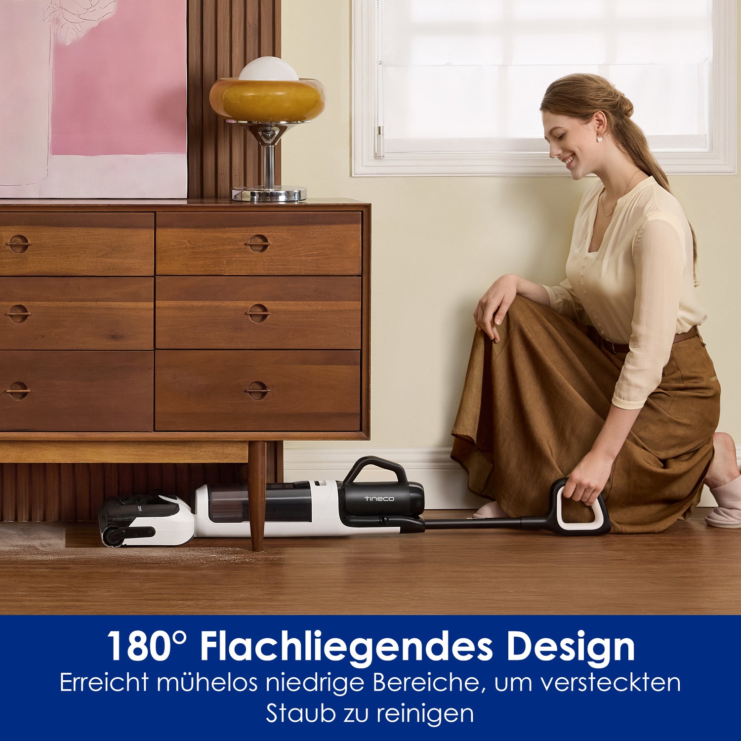 Tineco Floor One Switch S6 Stretch Breeze Aspirapolvere Lavapavimenti Bianco