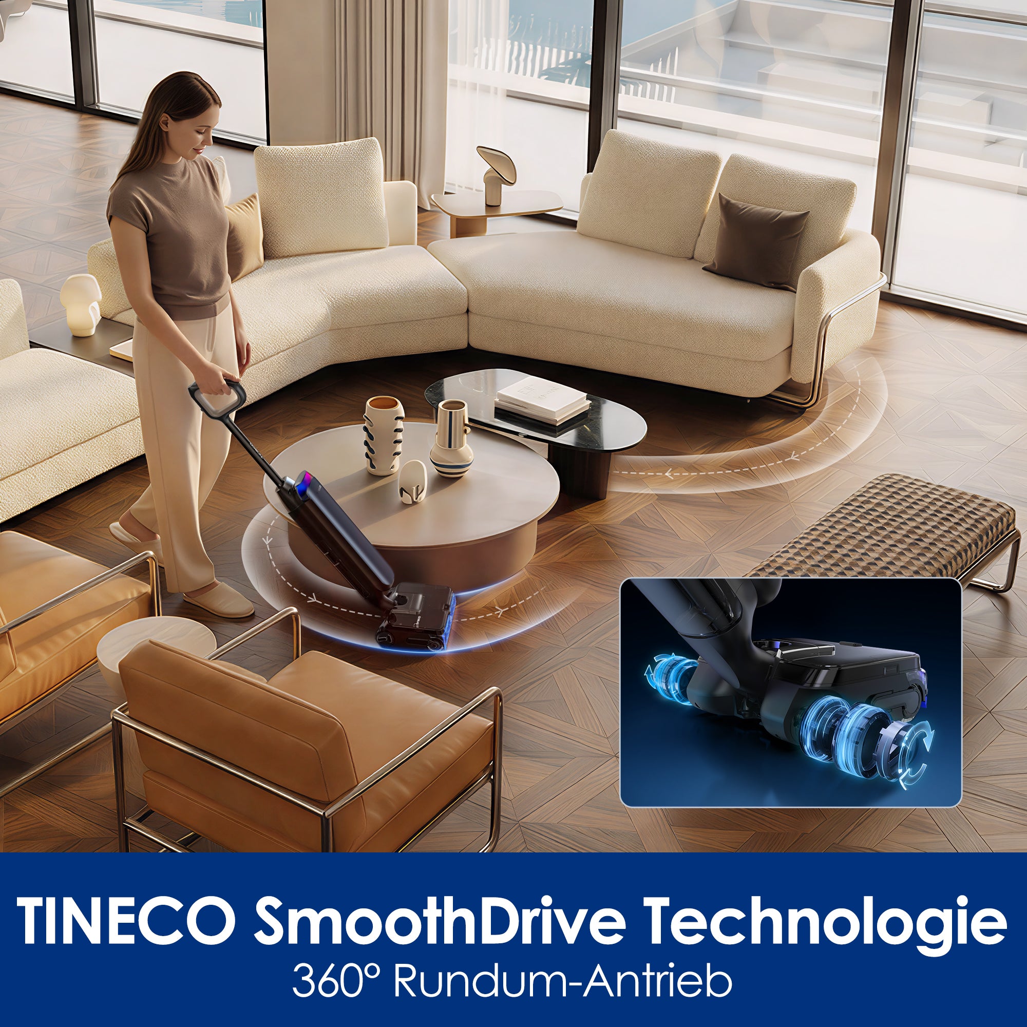 Tineco FLOOR ONE Station S9 Artist Wet Dry Vacuum Cleaner