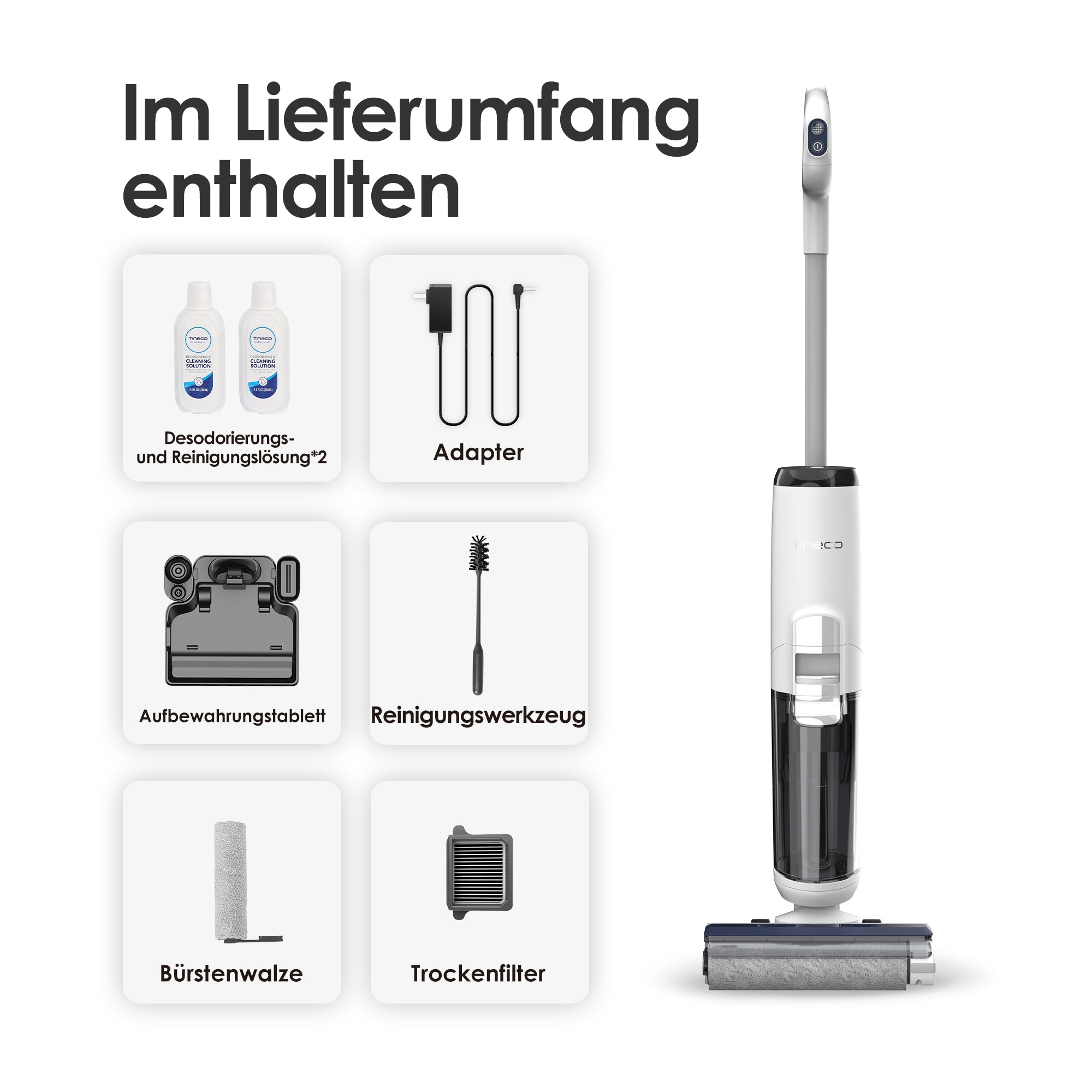 Tineco iFLOOR 5 Breeze Complete Lavapavimenti e Aspirapolvere Senza Fili