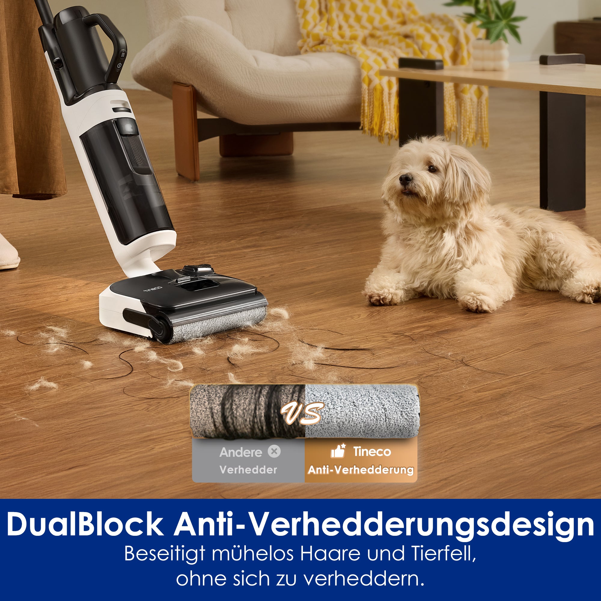 Tineco FLOOR ONE Switch S6 Stretch Breeze intelligenter Nass- und Trockensauger