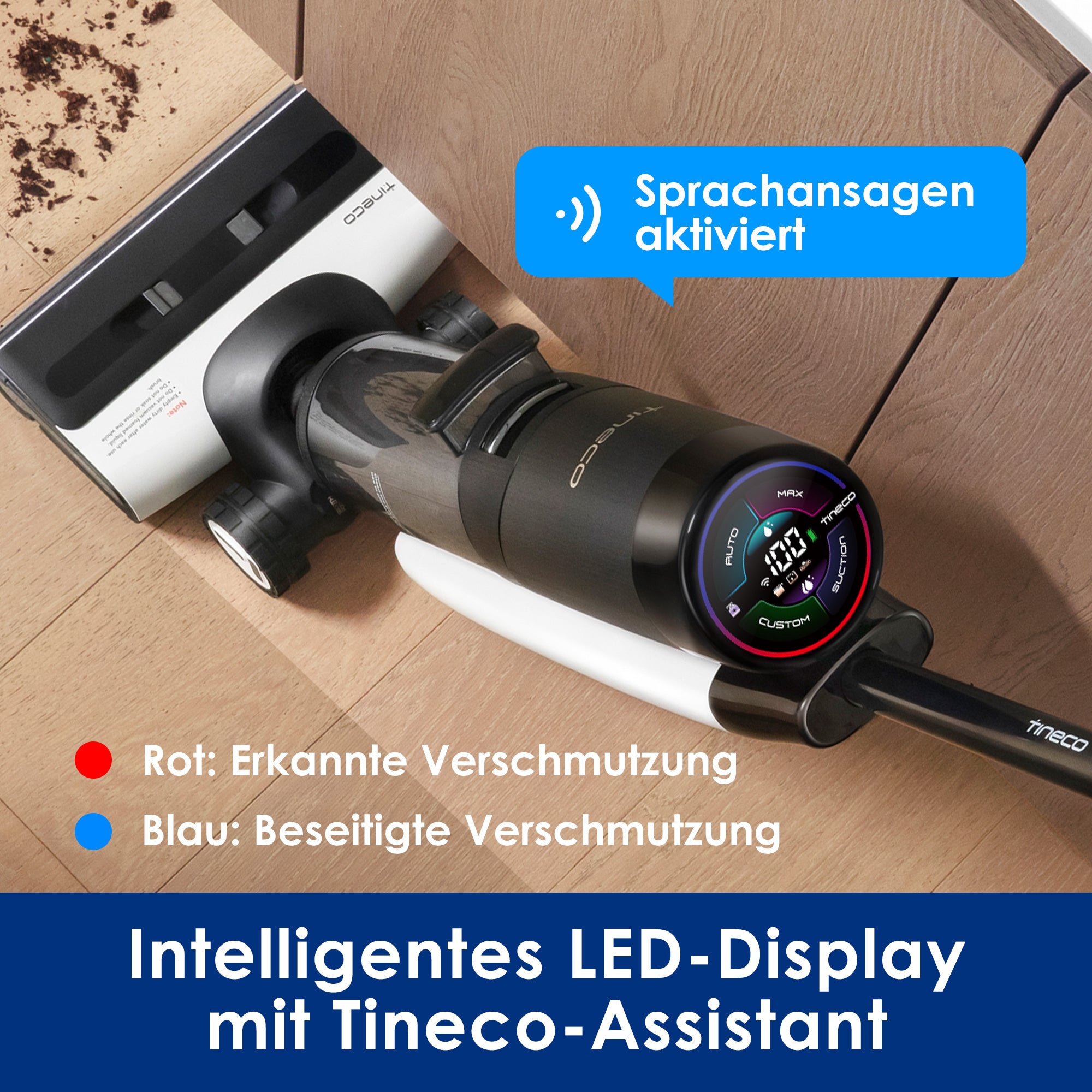 Tineco FLOOR ONE S7 PRO intelligenter Nass- und Trockensauger, nass trockensauger, wischsauger, staubsauger