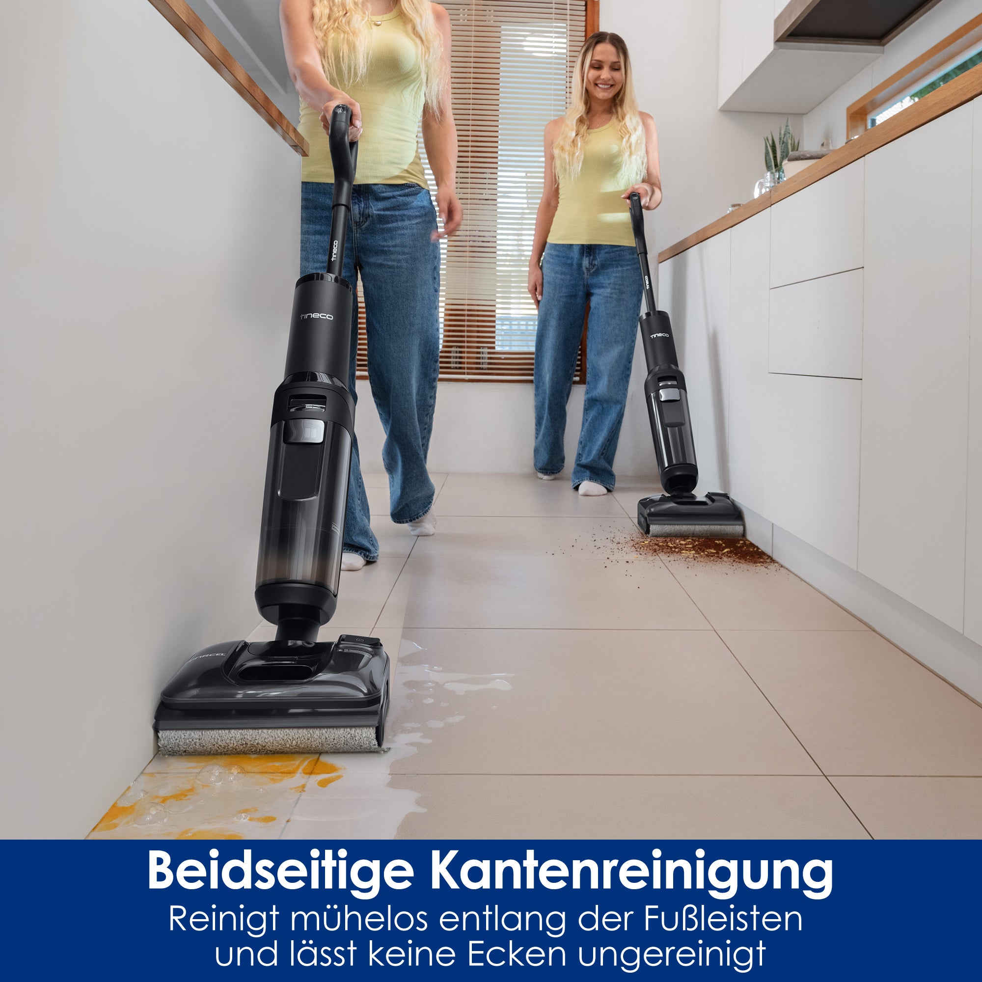 Tineco FLOOR ONE Switch S7 Stretch intelligenter Nass- und Trockensauger, wischsauger, wischmop, mopp, akku staubsauger
nass Trockensauger, beutellose staubsauger