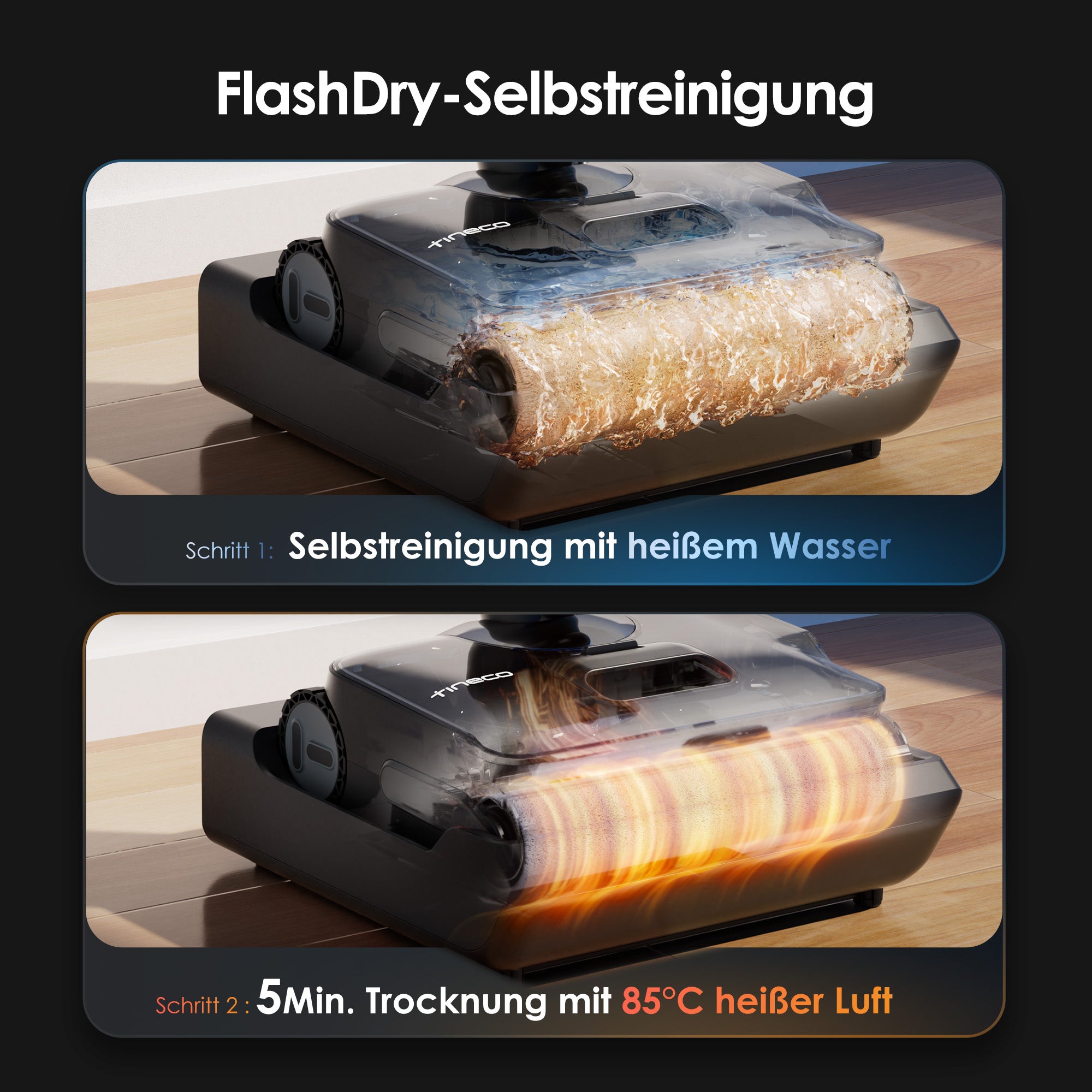 Tineco FLOOR ONE S9 Artist Nass- und Trockensauger