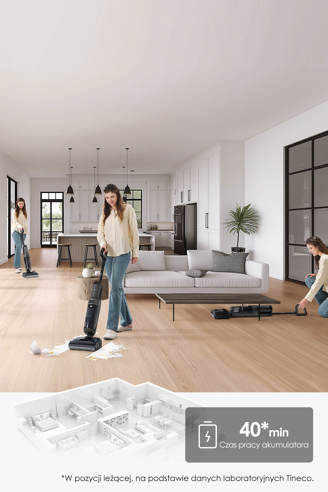 Tineco FLOOR ONE i6 Stretch Nass und Trockensauger, nass trockensauger, wischsauger, staubsauger, staubsauger kabellos, akku staubsauger