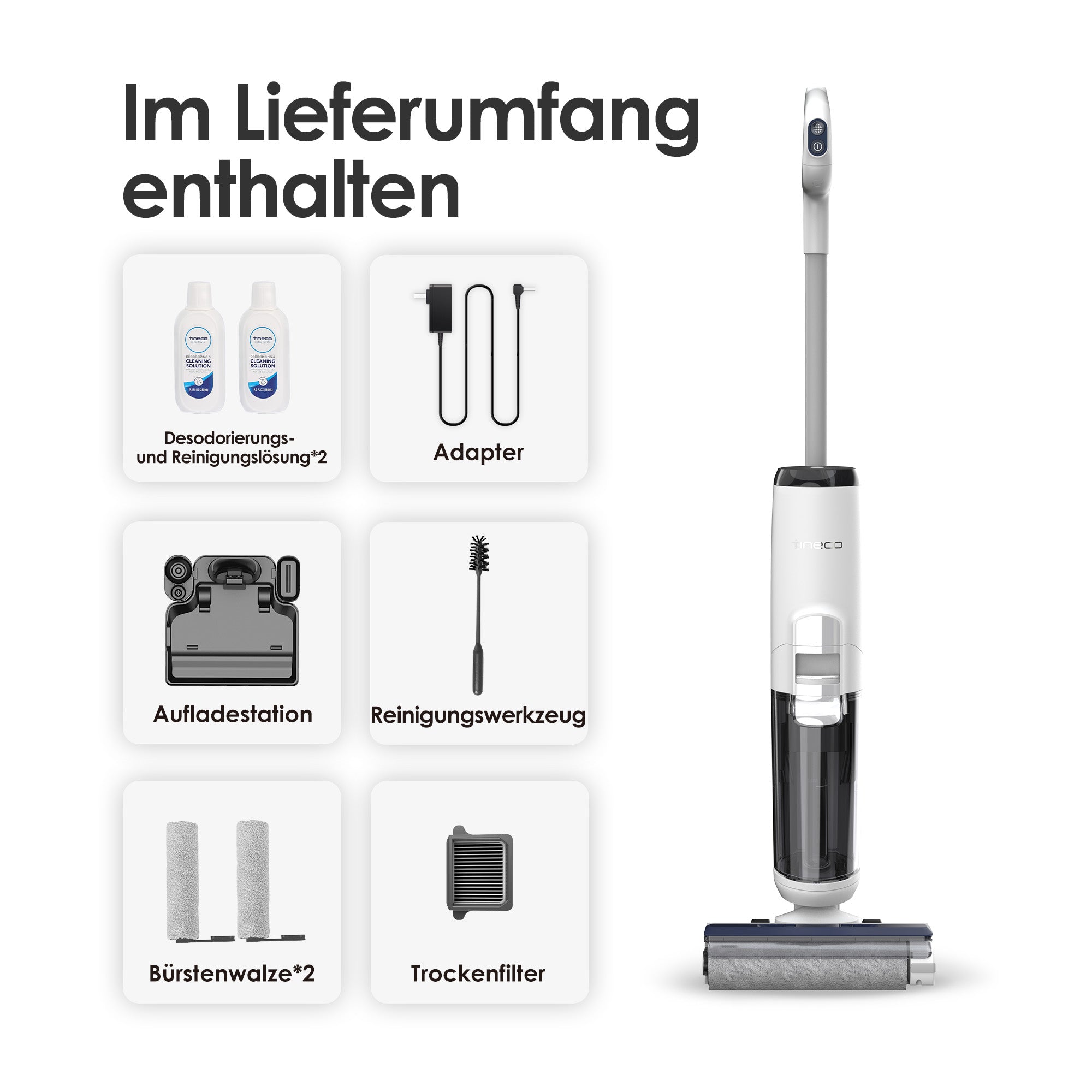 Tineco iFLOOR 5 Breeze Complete Nass- und Trockensauger