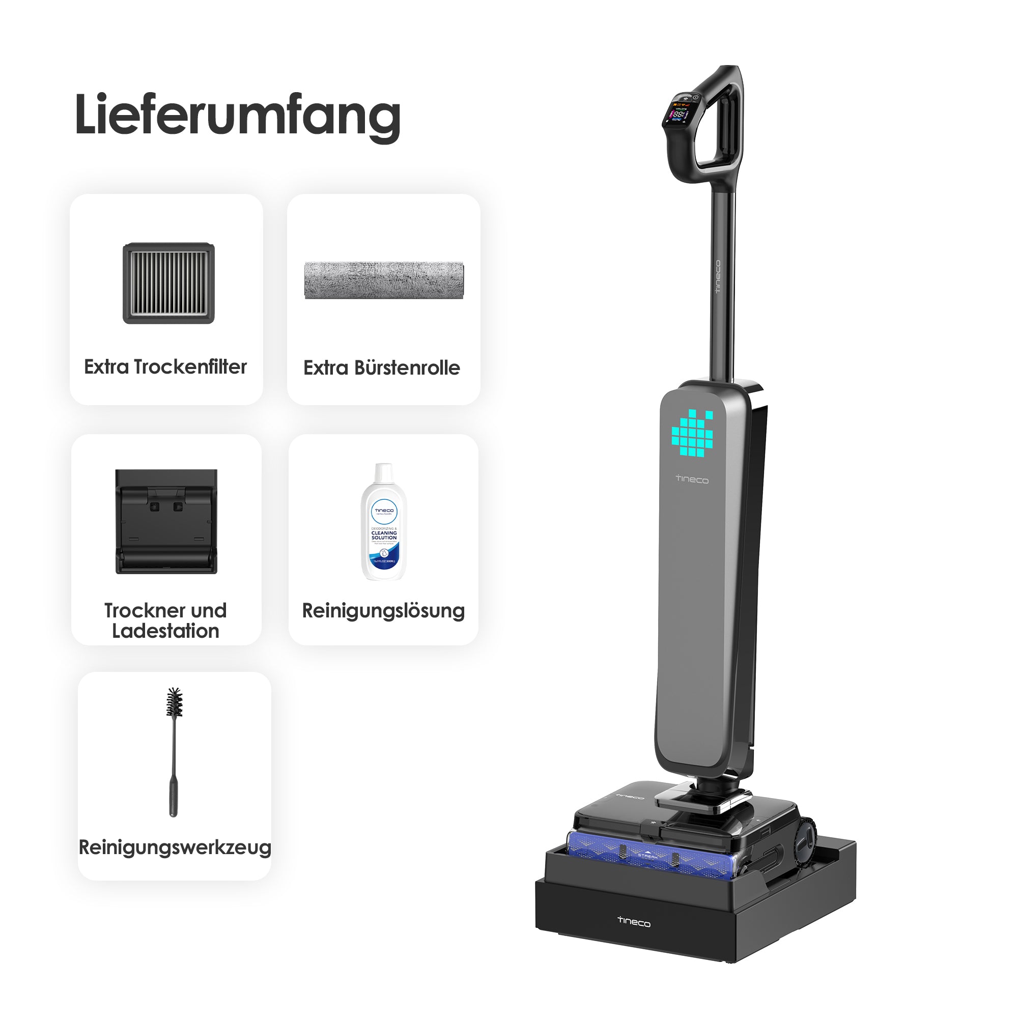 Tineco FLOOR ONE S9 Scientist Wet Dry Vacuum Cleaner