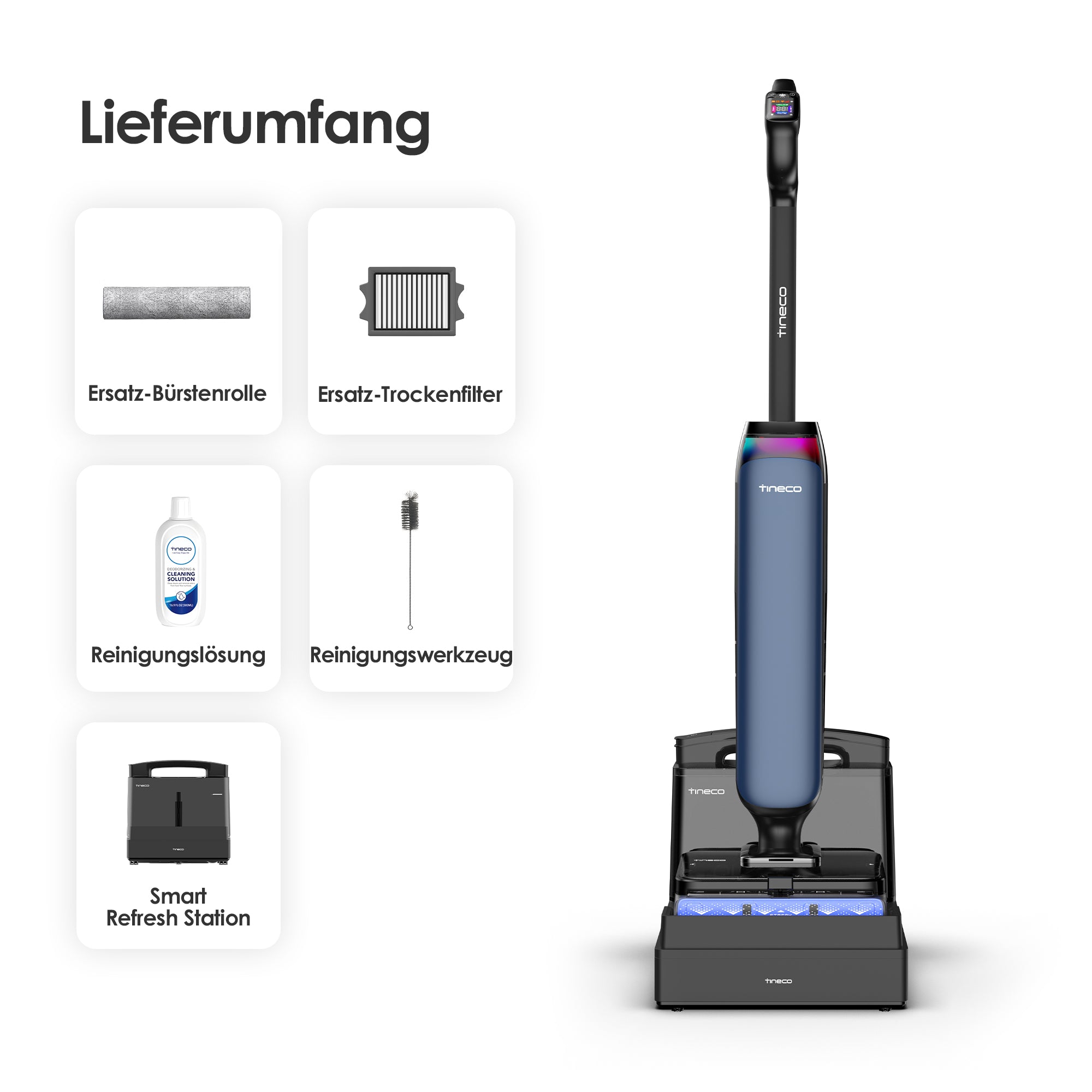 Tineco FLOOR ONE Station S9 Artist Wet Dry Vacuum Cleaner