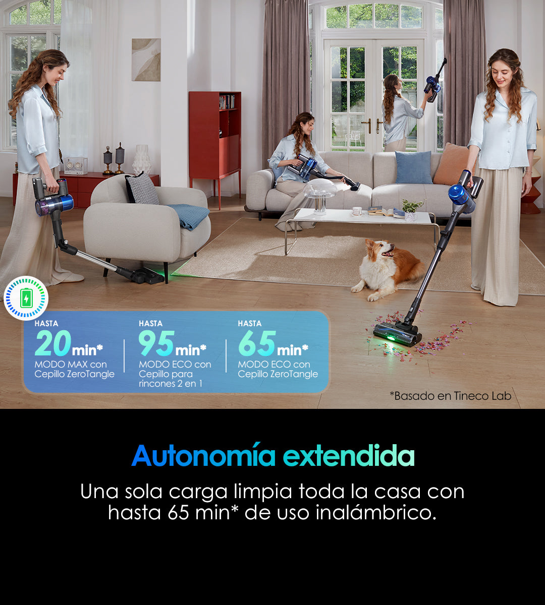 Tineco PURE ONE S70 Aspiradora Sin Cable Inteligente, aspiradora sin cable, aspiradora de mano, aspirador sin cable, aspiradoras sin cable