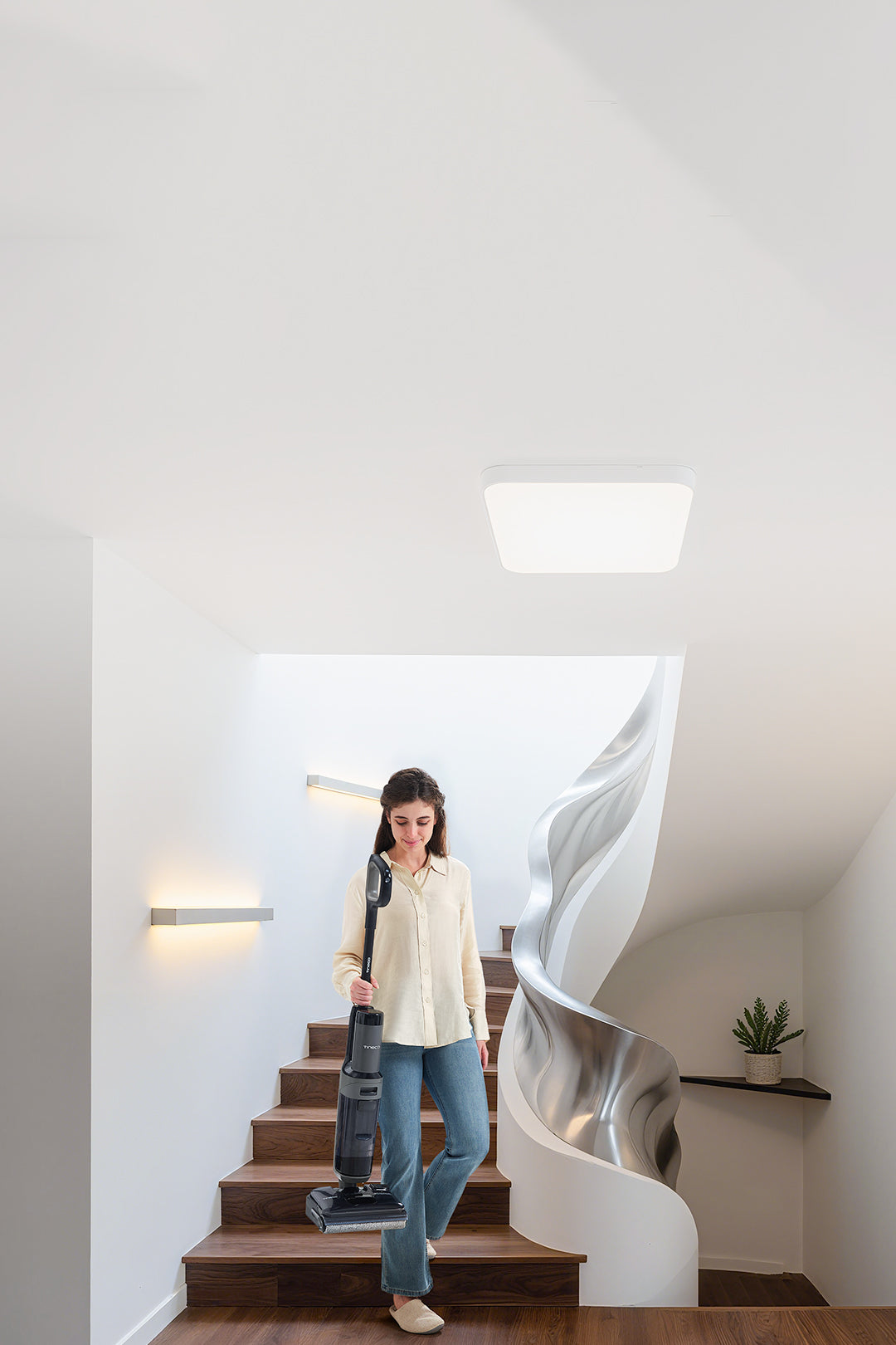 Tineco FLOOR ONE i6 Stretch Stofzuiger met Dweilfunctie,stofzuiger met zak, stofzuiger, ​steelstofzuiger, draadloze stofzuiger, dweil