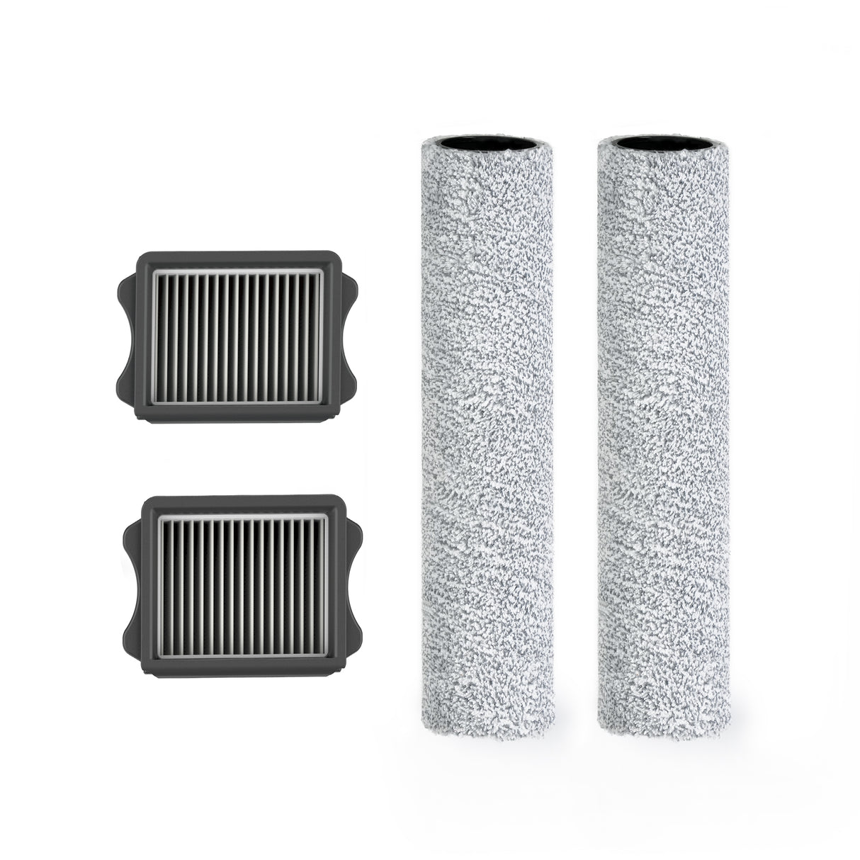 Tineco 2× filtros HEPA y 2× rodillos de cepillo para Floor One Station S9 Artist, Floor One S9 Artist Steam Pro y Floor One S9 Scientist