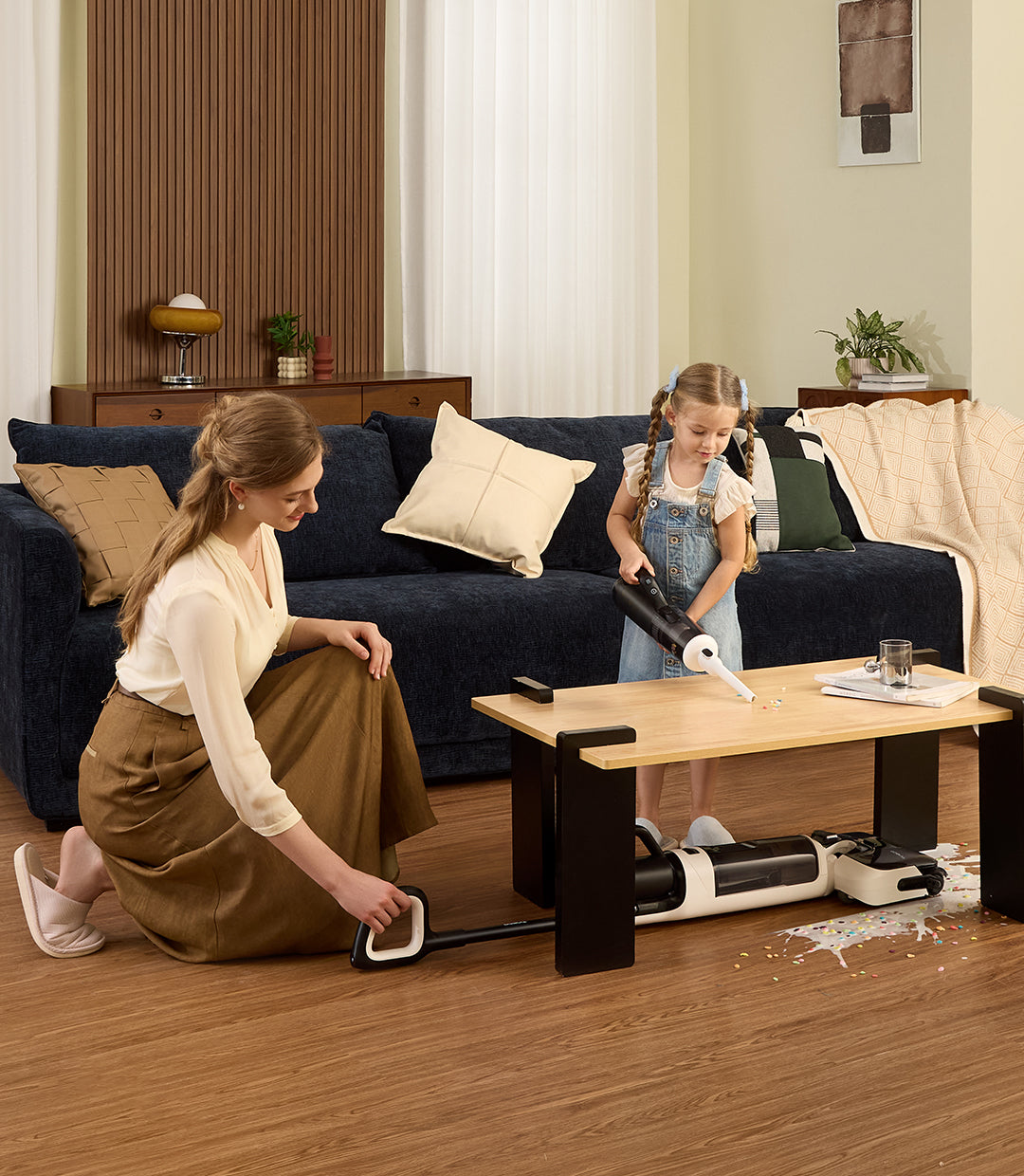 Tineco Floor One Switch S6 Stretch Breeze Aspirapolvere Lavapavimenti Bianco