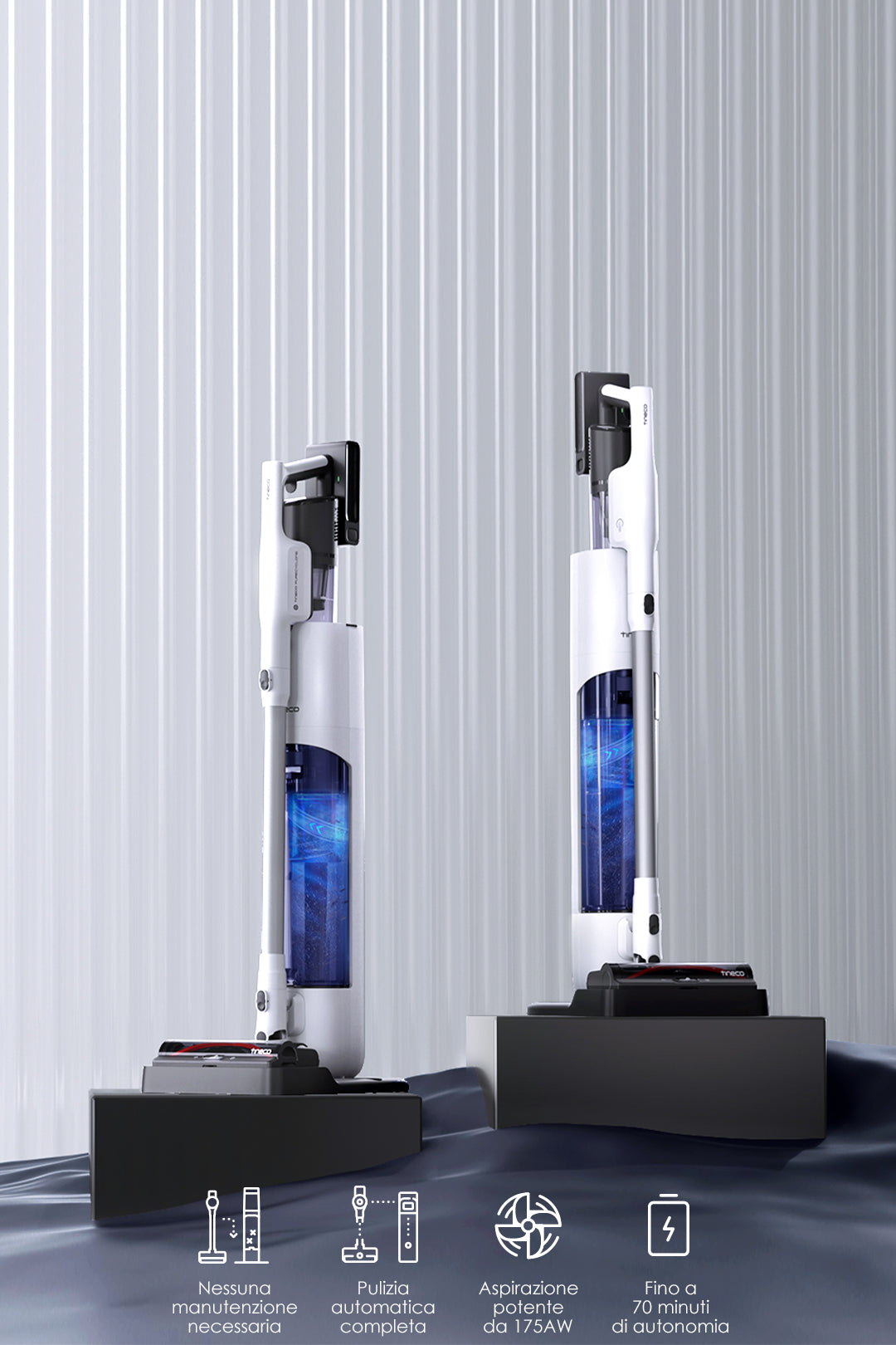 Tineco PURE ONE Station 5 Plus Aspirapolvere Smart Senza Fili, aspirapolvere senza fili, scopa elettrica senza fili, scopa elettrica, scopa, reinigung