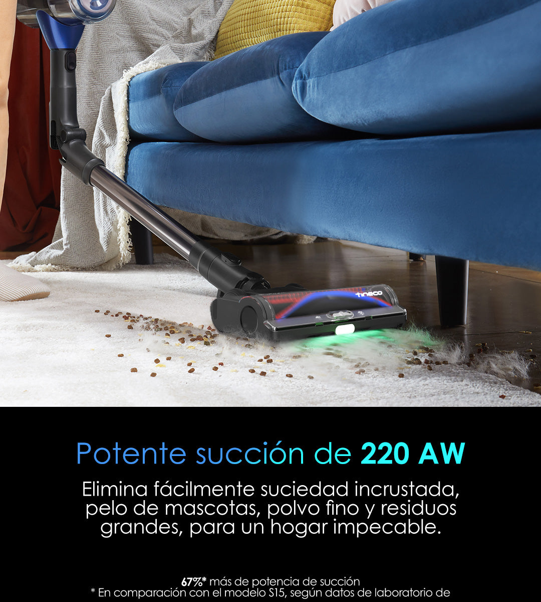 Tineco PURE ONE S50 Aspiradora Sin Cable Inteligente, aspiradora sin cable, aspiradora de mano, aspirador sin cable, aspiradoras sin cable