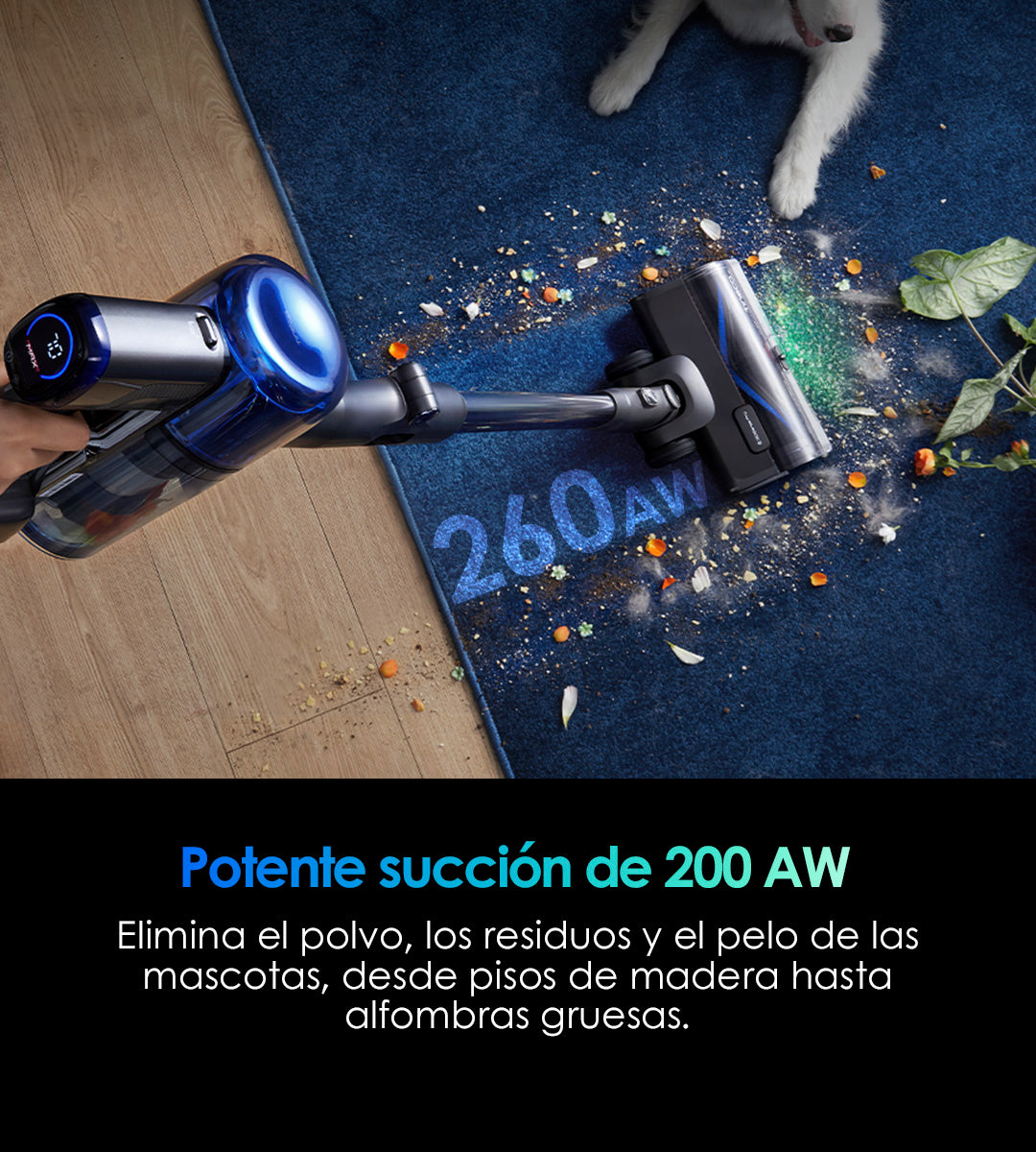 Tineco PURE ONE S70 Aspiradora Sin Cable Inteligente, aspiradora sin cable, aspiradora de mano, aspirador sin cable, aspiradoras sin cable
