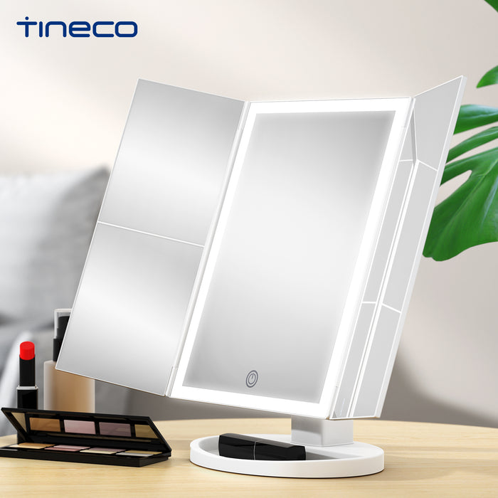 Tineco kosmetisk spegel LED-lampa med flera förstoringar