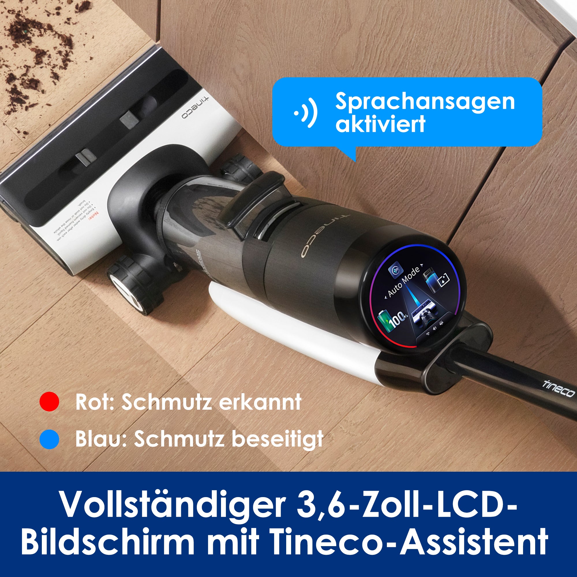Ersatzakku Für Tineco Floor ONE S5 & S5 PRO 2 Serie – 21,6V, 4,0Ah, 86,4Wh Lithium-Ionen-Akku